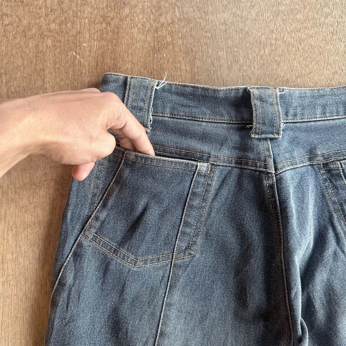 Japanese Brand FLARE/BOOTCUT🔥FULLHEART Jean JapaneseBrand Double Bone Pant Size 29" - 11 Thumbnail