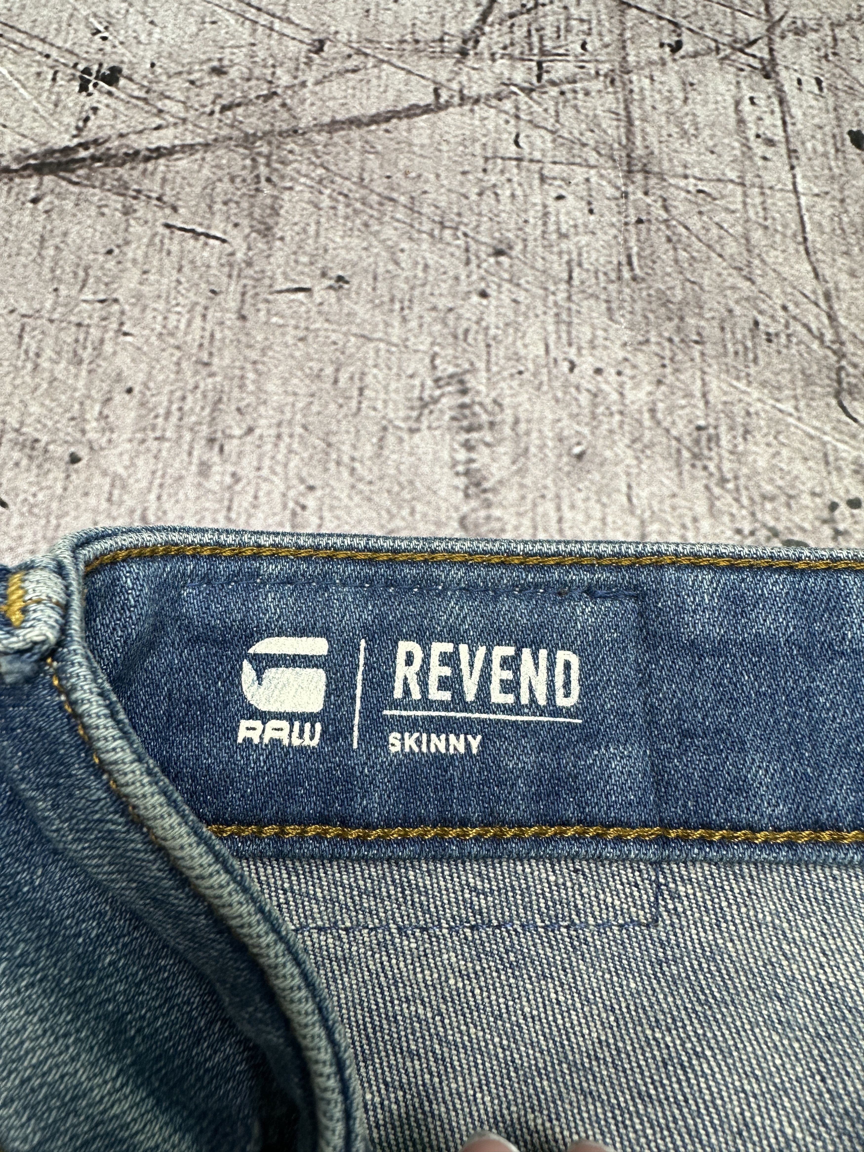 G-Star G Star Raw Mens Revend Skinny Denim Pants Jeans Size US 32 / EU 48 - 5 Thumbnail