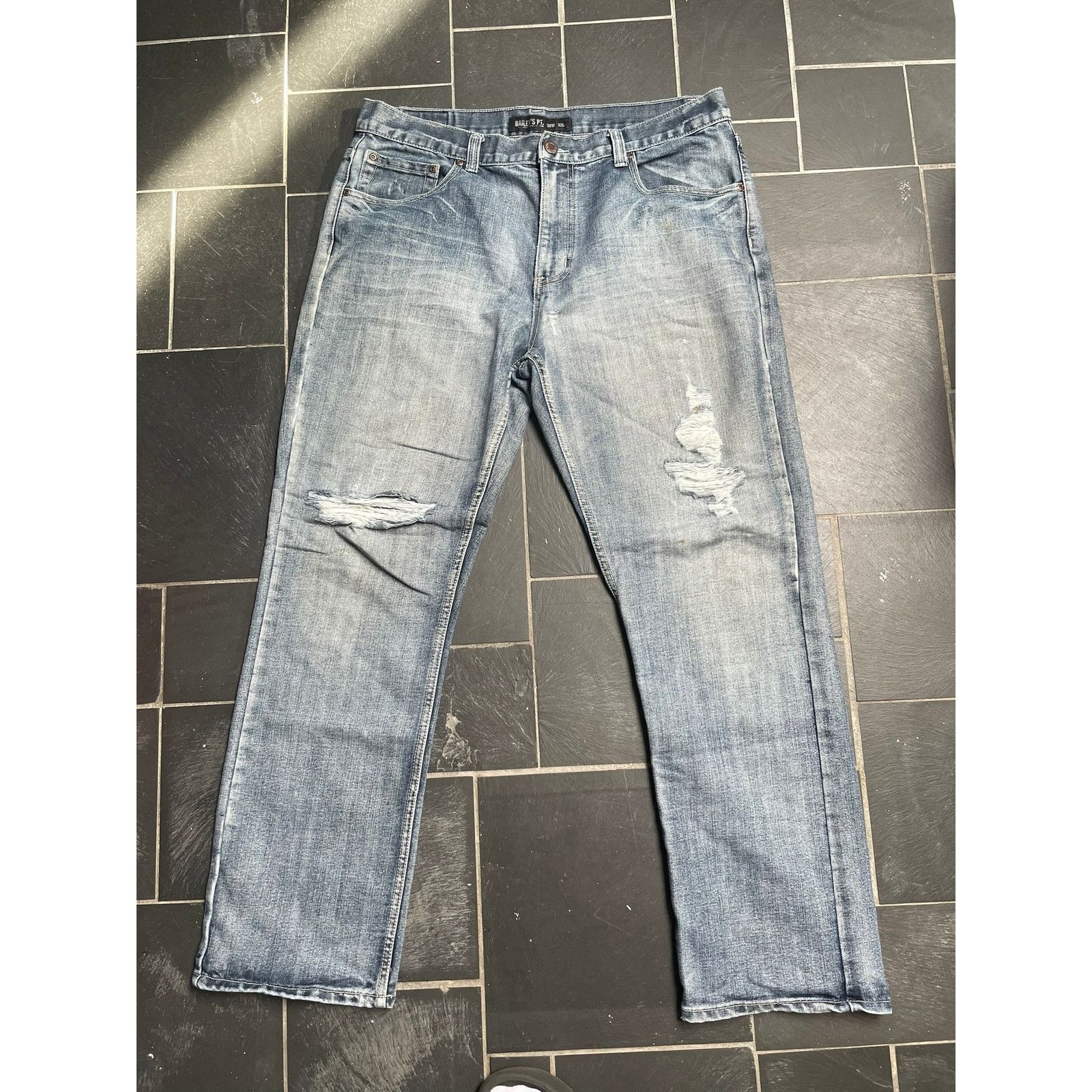 Other Baggy Ice Denim Jeans Washed Grunge Distressed Size 38 x 32 Size US 38 / EU 54 - 1 Thumbnail