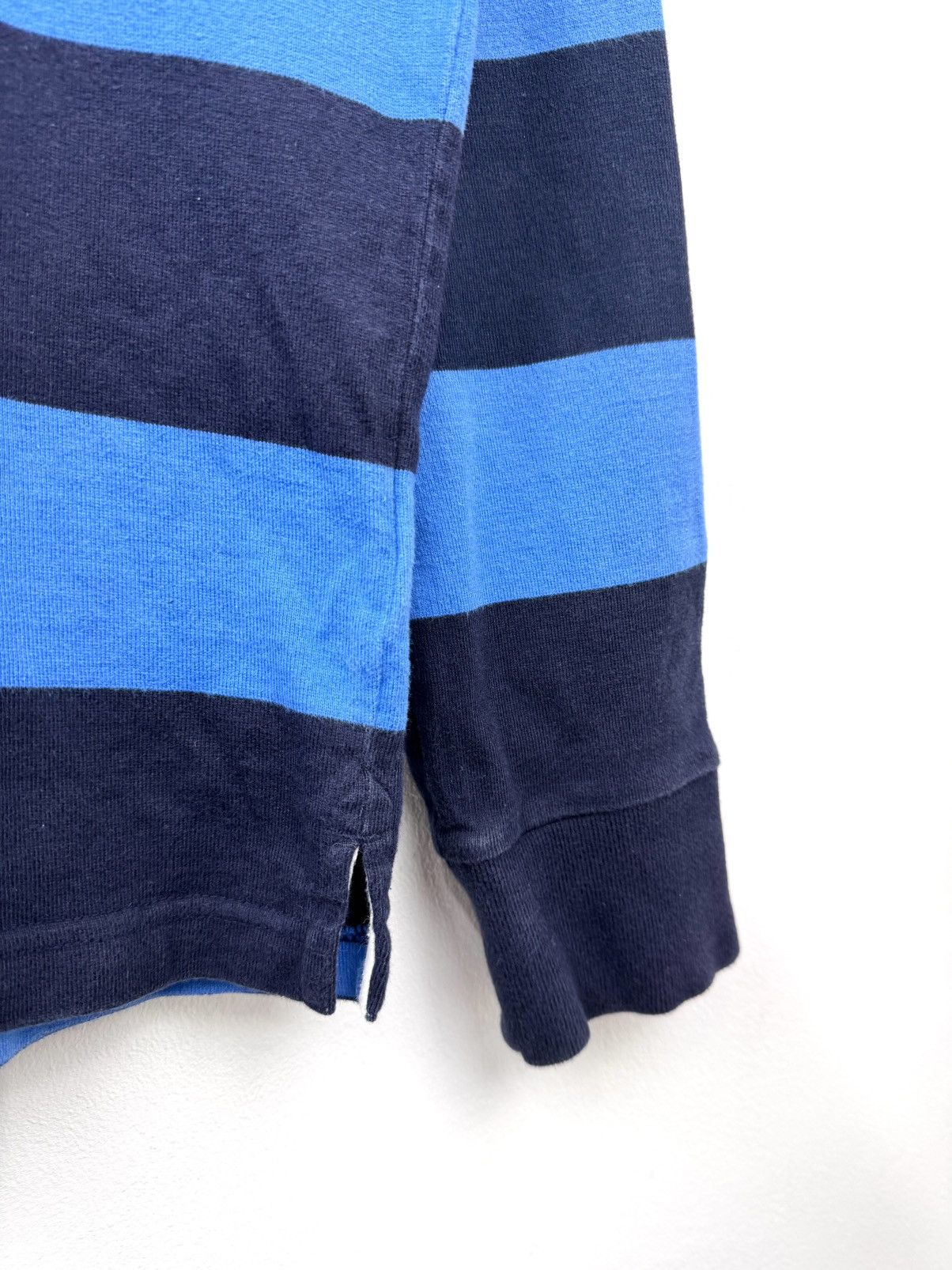 Gant Gant Men Barstripe Long Sleeve Polo Shirt Navy Size XL Size US XL / EU 56 / 4 - 2 Thumbnail