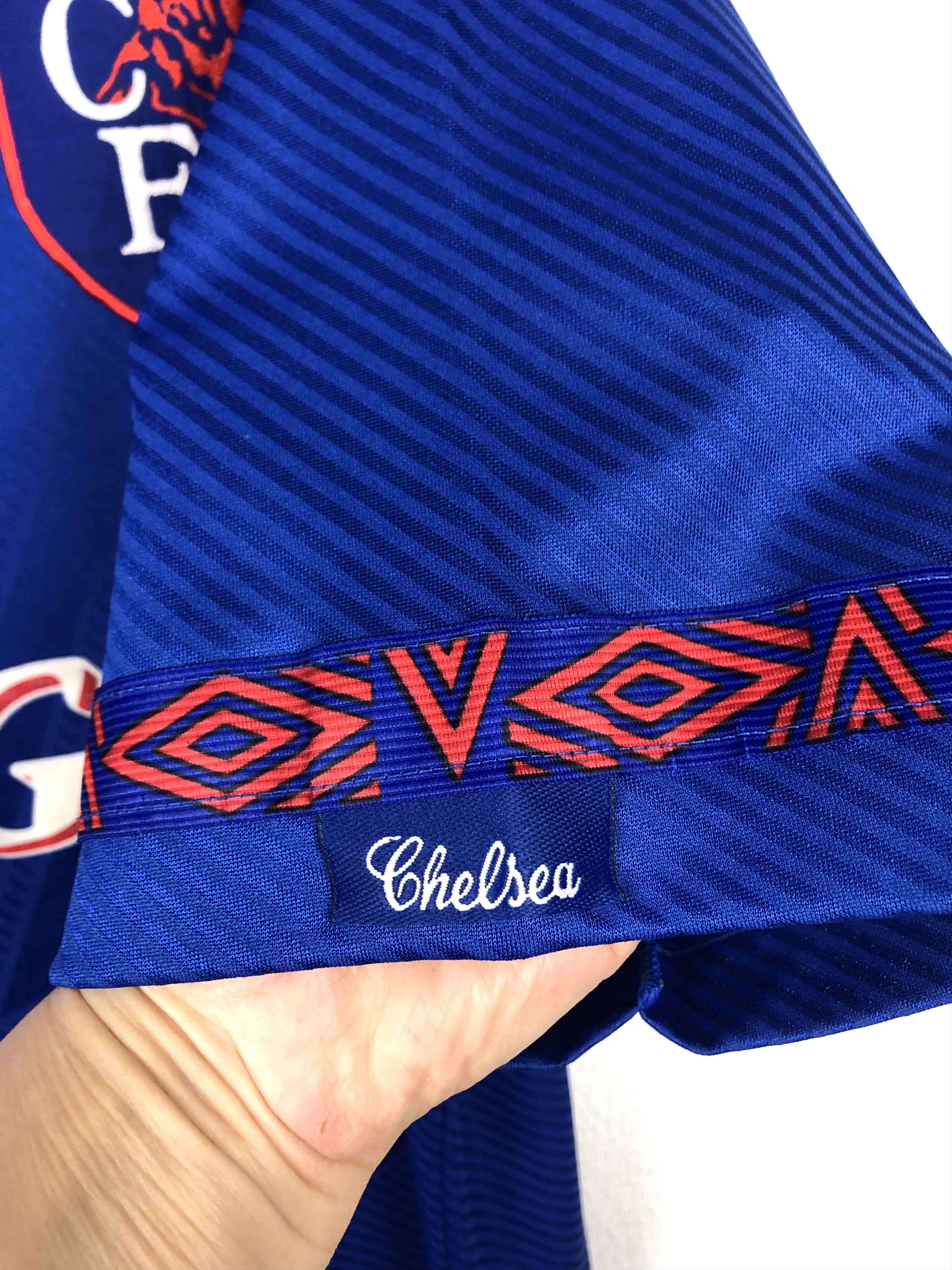 Umbro Chelsea football shirt 1993 Soccer Blue Jersey Tee Hype Size US XL / EU 56 / 4 - 5 Thumbnail