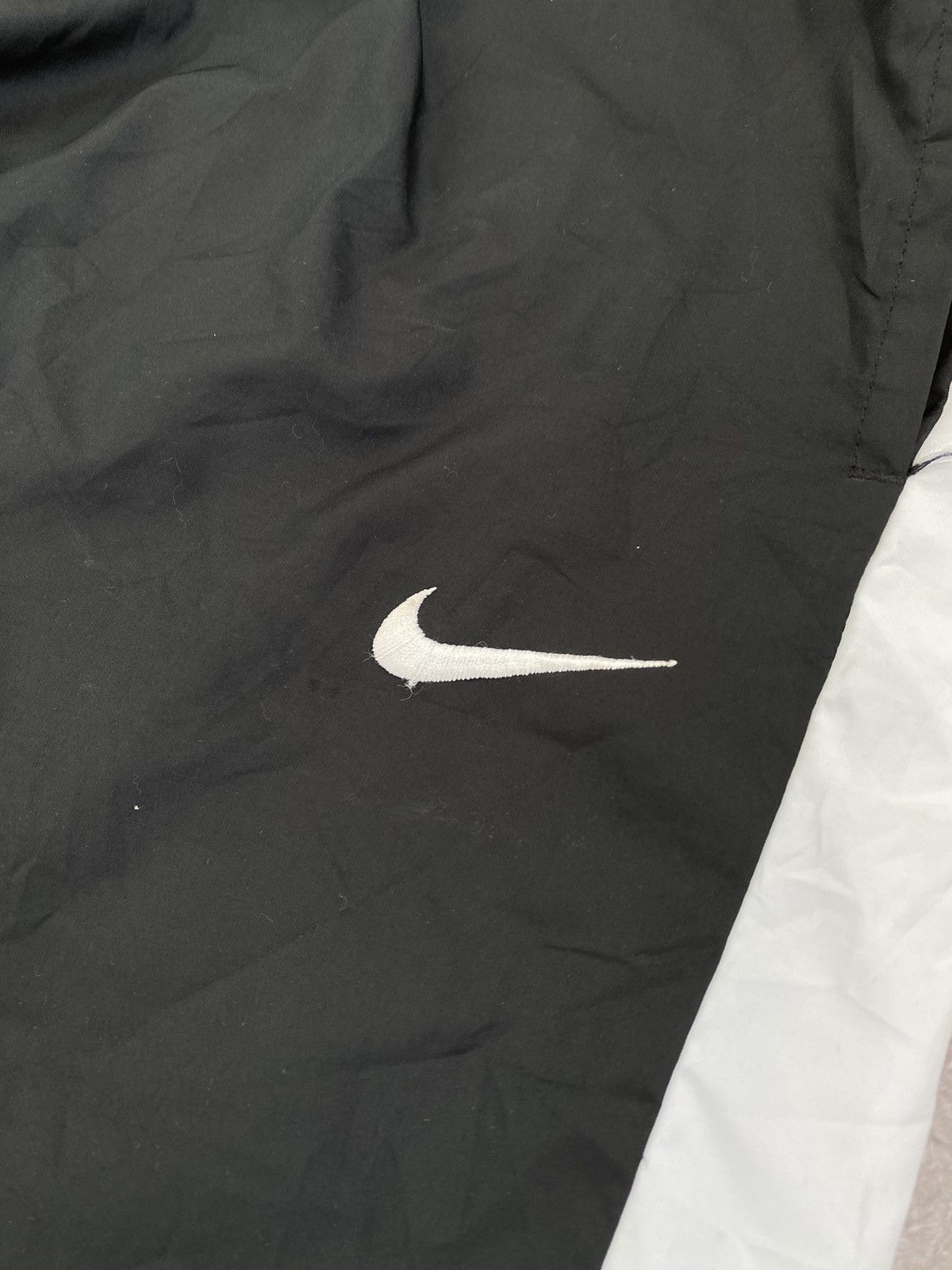 Nike Vintage Y2K Nike Nylon Baggy Drill Swoosh Oversized Pants Size US 31 - 6 Thumbnail