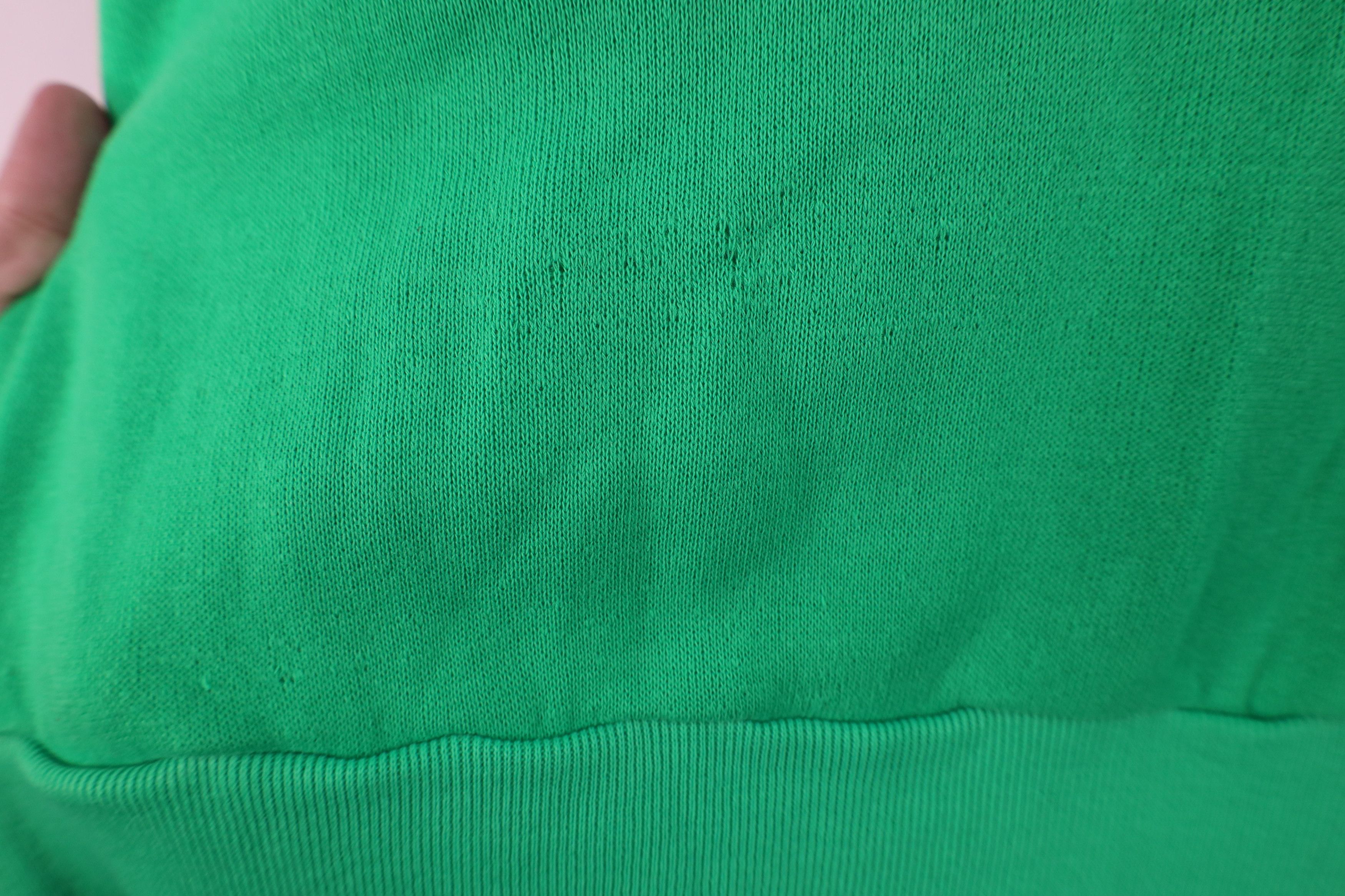 Vintage Vintage 70s Streetwear Thin Crewneck Sweatshirt Green USA Size L / US 10 / IT 46 - 9 Thumbnail