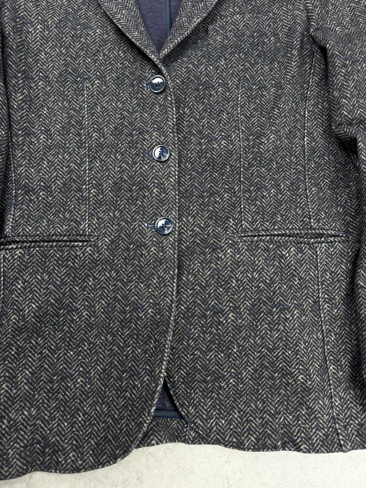 Circolo 1901 Circolo 1901 Womens Jersey Blazer Herringbone Size 48 Size XL / US 12-14 / IT 48-50 - 4 Thumbnail