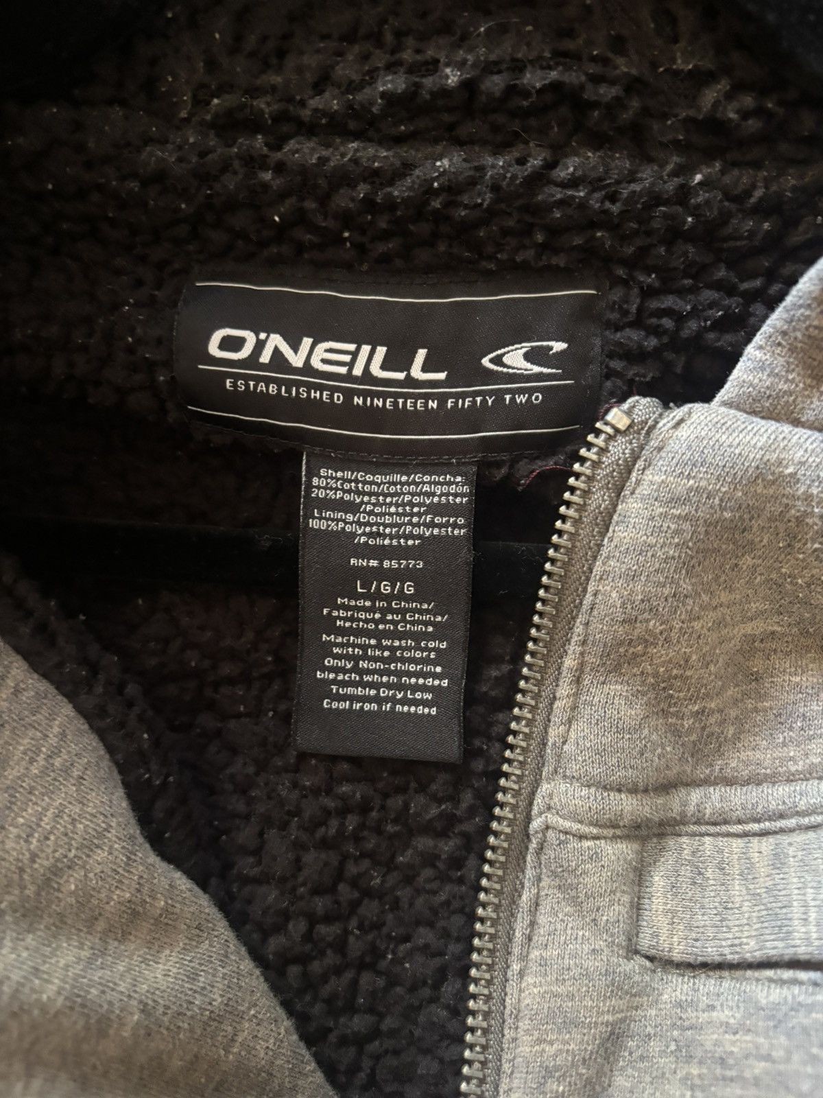 O'Neill O’neil Vintage Fuzzy jacket Size US L / EU 52-54 / 3 - 3 Thumbnail