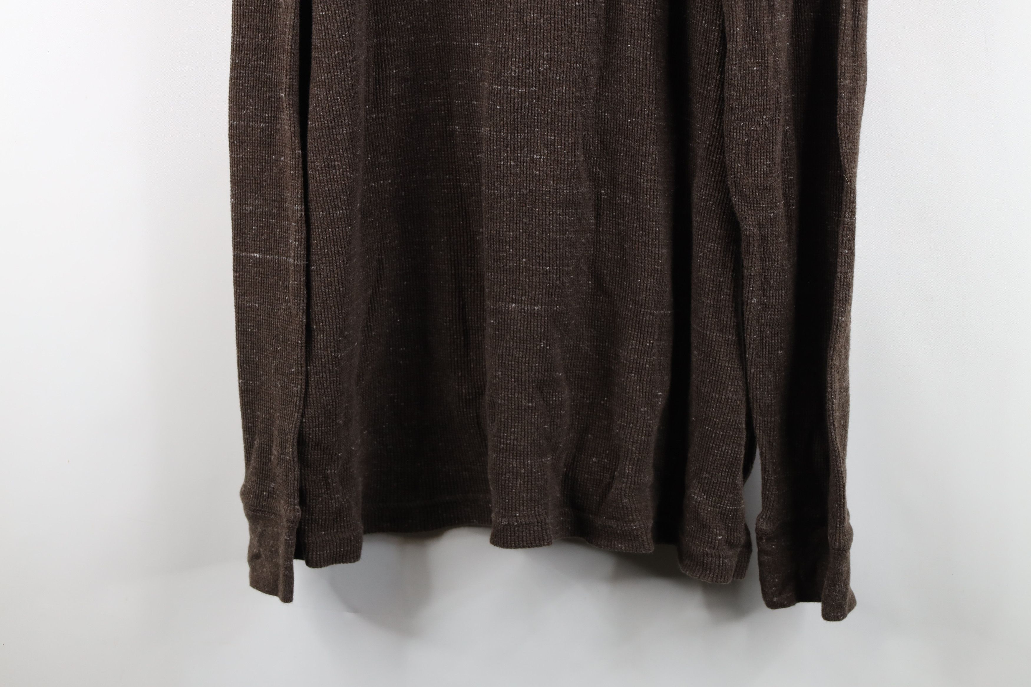 Vintage Vintage Streetwear Baggy Thermal Waffle Knit Henley T-Shirt Size US XL / EU 56 / 4 - 3 Thumbnail