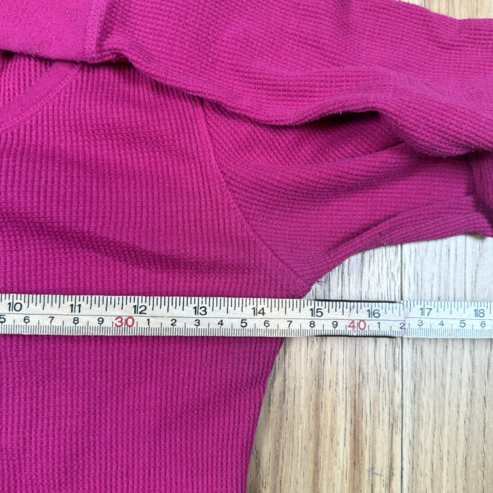 Vintage VTG Aeropostale Long Sleeve T-Shirt Women’s Large Pink Stretch 1/2 Button Size L / US 10 / IT 46 - 6 Thumbnail