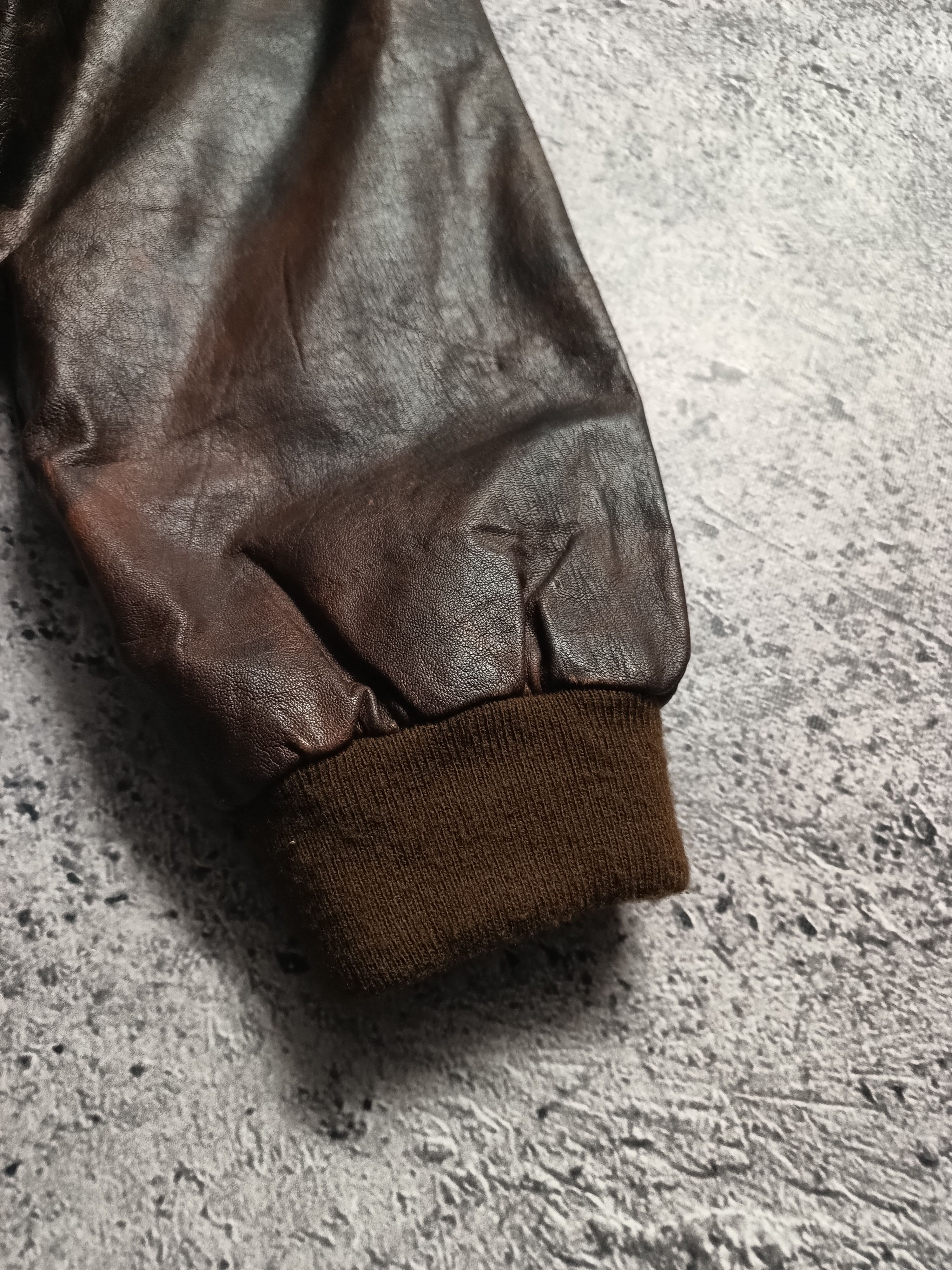 Vintage Vintage 90s Leather Jacket Premium Leather Acne Avirex Style Size US M / EU 48-50 / 2 - 9 Thumbnail