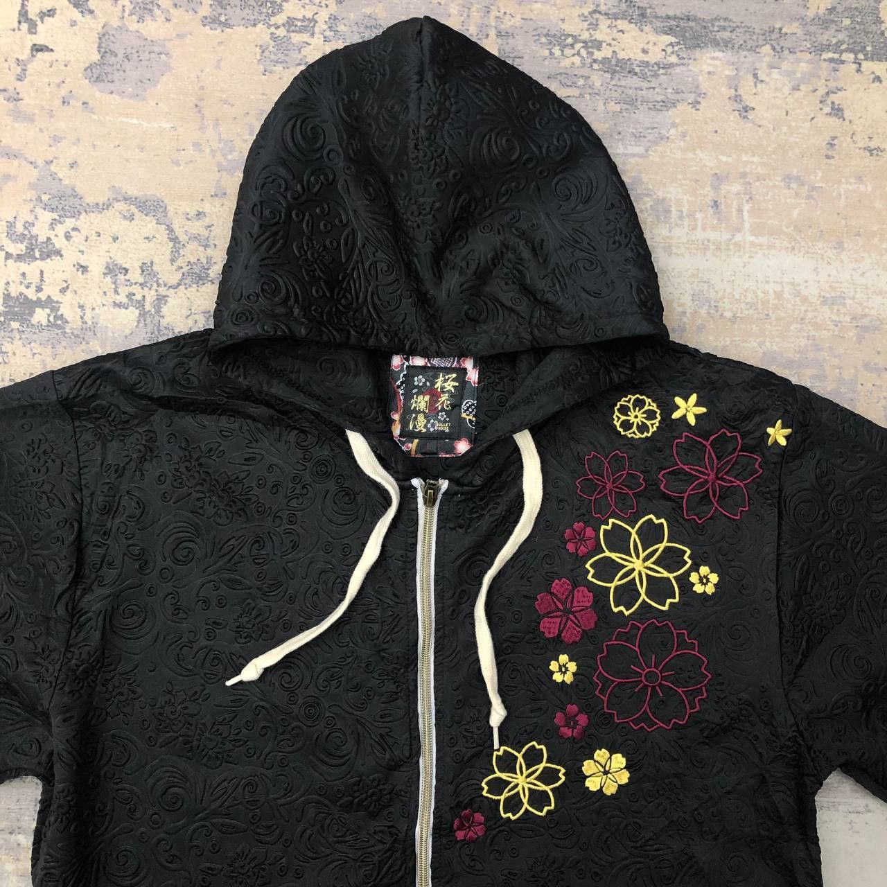 Bullet Noise Y622 BULLET HOUSE SAKURA MOTIF SUKAJAN JAPAN HOODIES Size L / US 10 / IT 46 - 4 Thumbnail