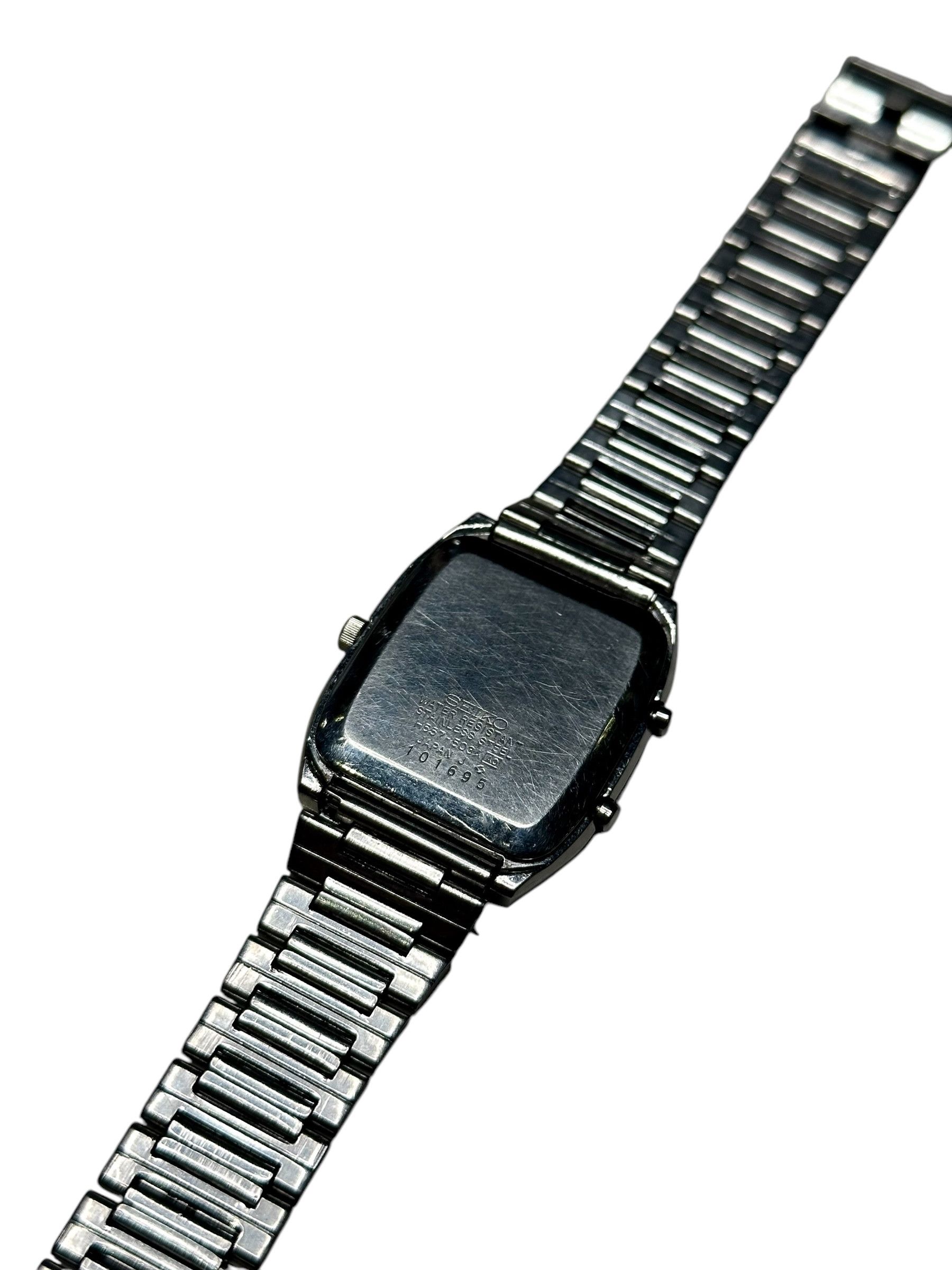 Japanese Brand Seiko Square Electronic Watches Size ONE SIZE - 3 Thumbnail