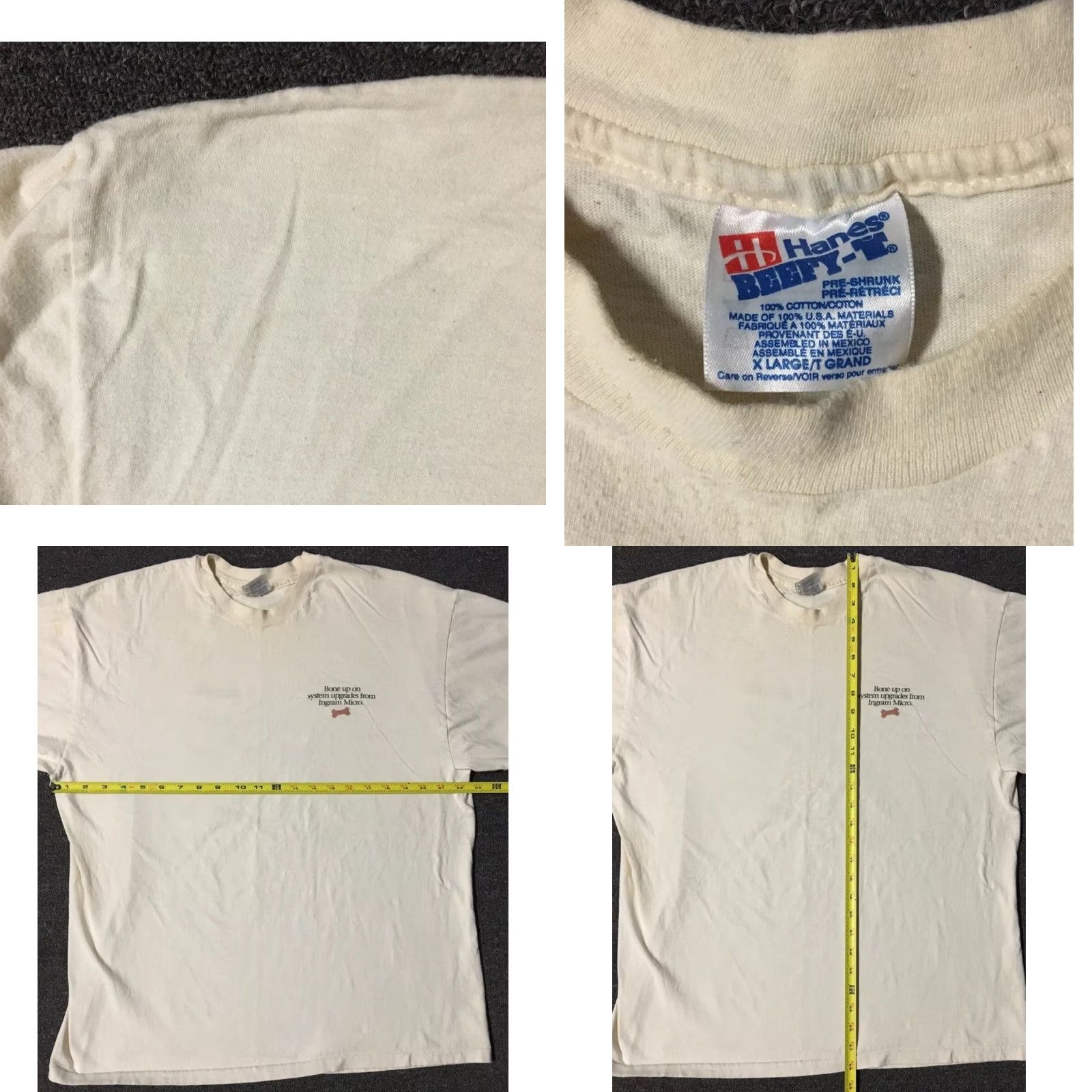 Vintage Vtg 90s Ingram Micro Faded Software Shirt L Vaporwave Grunge Technology Apple Shirt Mens Beig e Nuclear? Size US L / EU 52-54 / 3 - 10 Thumbnail