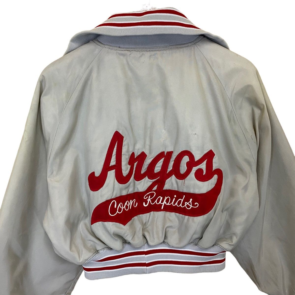 Japanese Brand Vintage 90s American Rag Compagnie Cropped Varsity Jacket Size US M / EU 48-50 / 2 - 4 Thumbnail