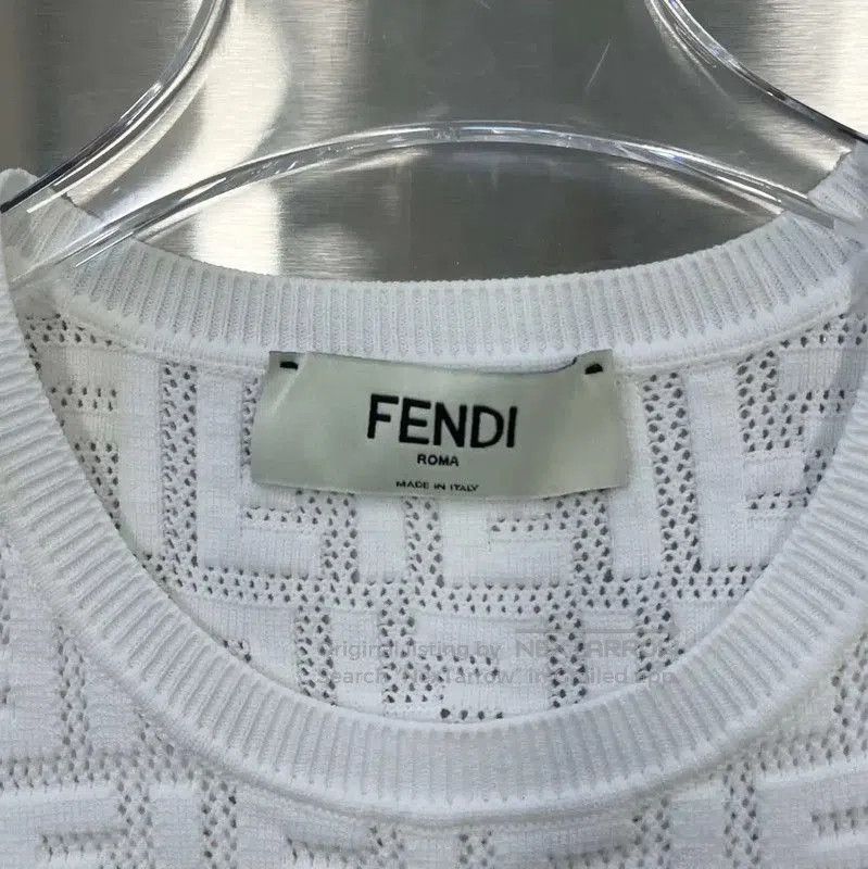 Fendi Fendi Women's White Dress in Size S . Size S / US 4 / IT 40 - 3 Thumbnail