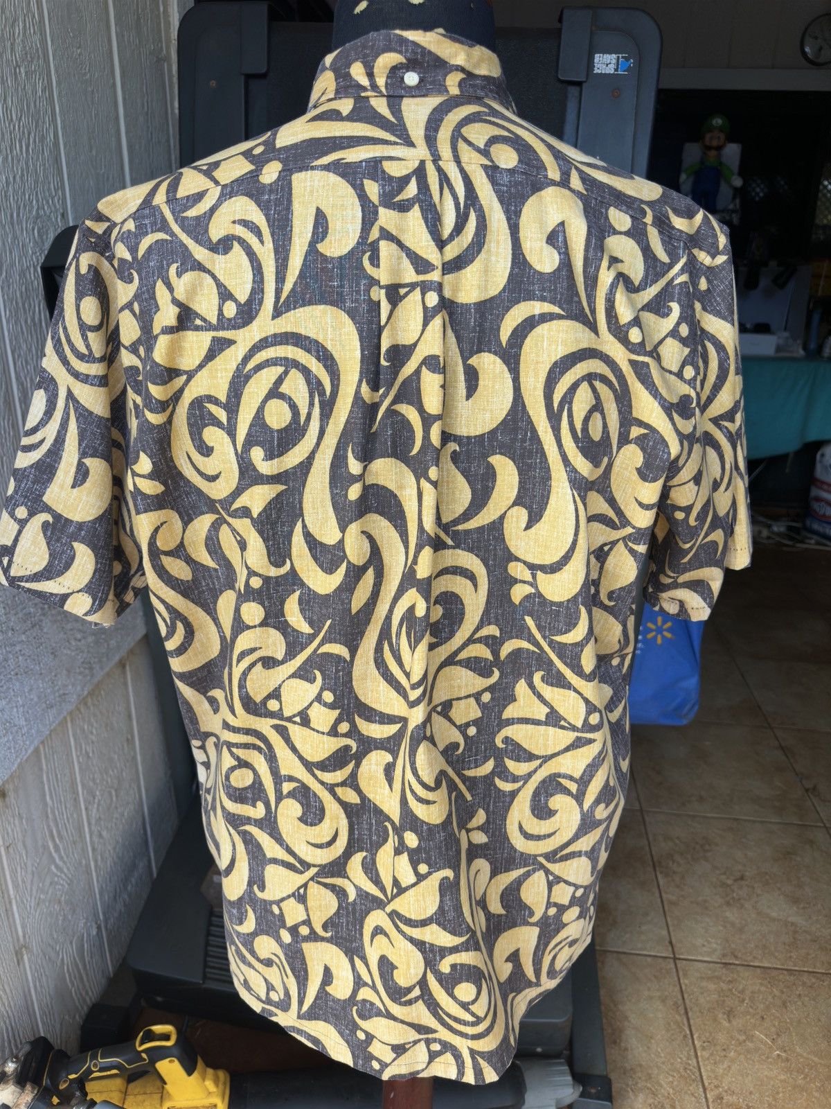 Reyn Spooner Reyn Spooner Alfred Shaheen Yellow/Gray Hawaiian Men's L Size US L / EU 52-54 / 3 - 2 Thumbnail