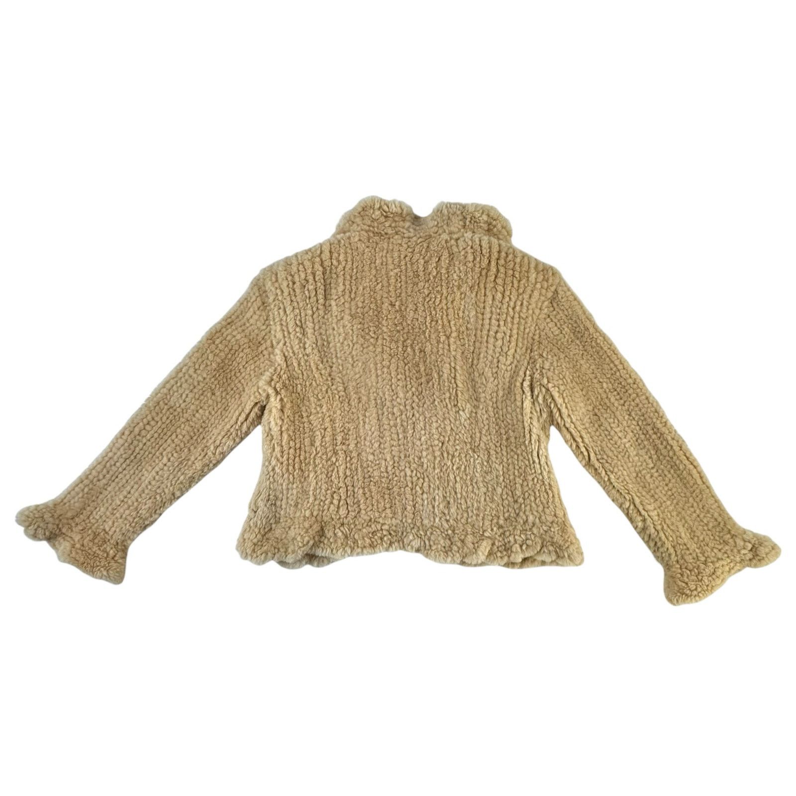 Salvatore Ferragamo Ferragamo Shearling Ruffle Jacket Size S / US 4 / IT 40 - 4 Thumbnail