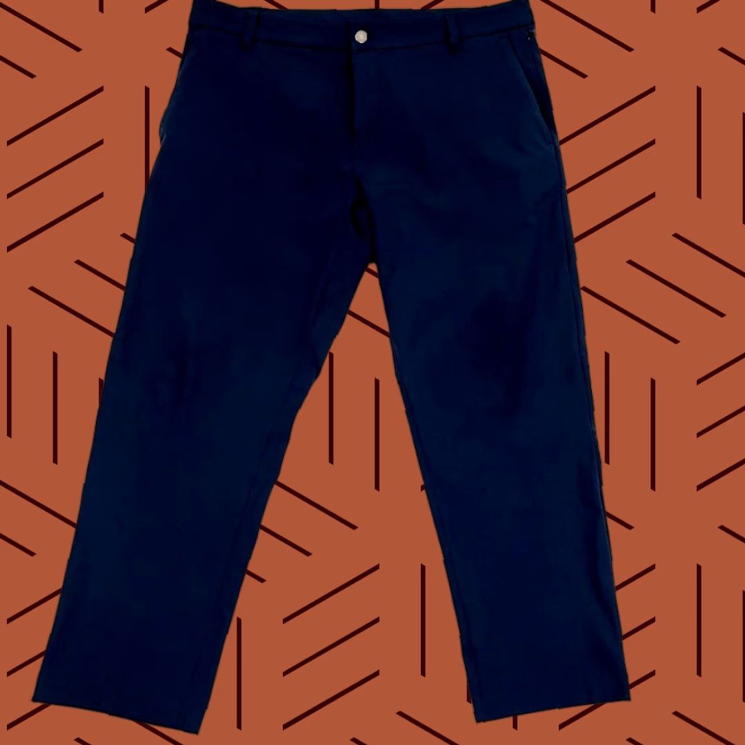 Lululemon Lululemon Commission Pants Adult 36 x 27 Navy Blue Performance Golf Travel Commute Preppy outdoor Mens Size US 36 / EU 52 - 1 Thumbnail