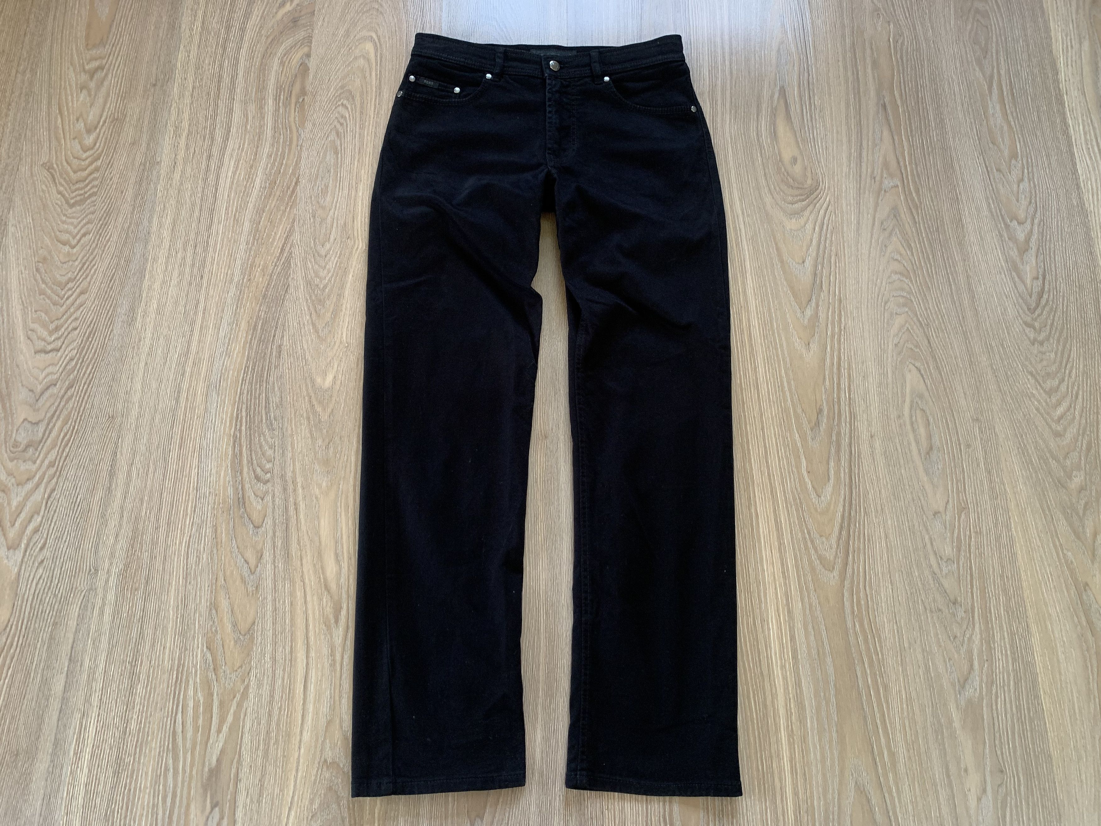 BRAX Brax Perma Black Carlos Men's Black Jeans Size US 32 / EU 48 - 2 Thumbnail