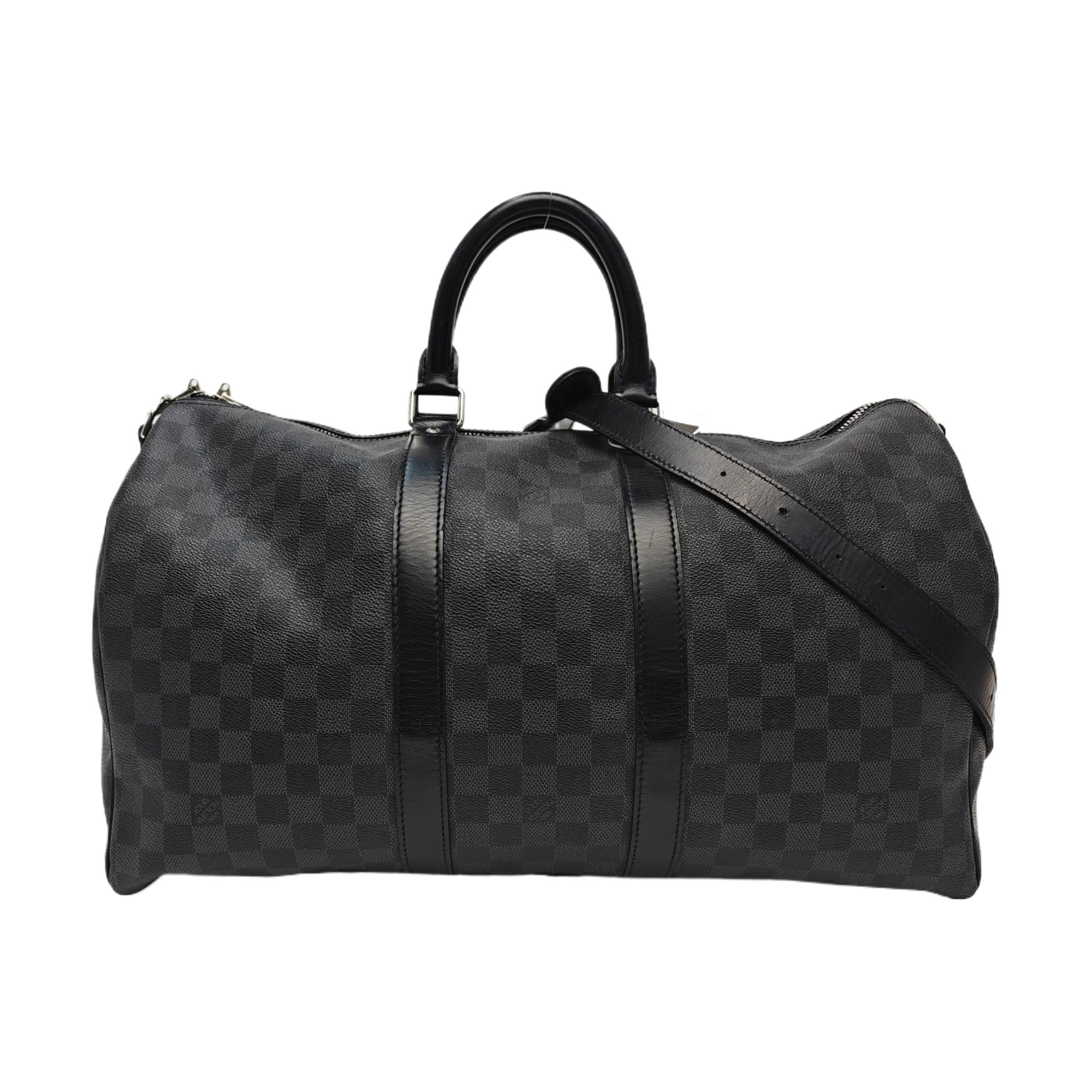 Louis Vuitton Louis Vuitton Damier Graphite Keepall 45 Handle Bag Size ONE SIZE - 1 Thumbnail