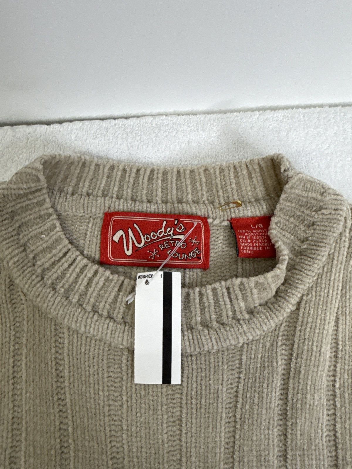 Other Woody’s Retro Lounge Knit Vintage Sweater Size US L / EU 52-54 / 3 - 3 Thumbnail