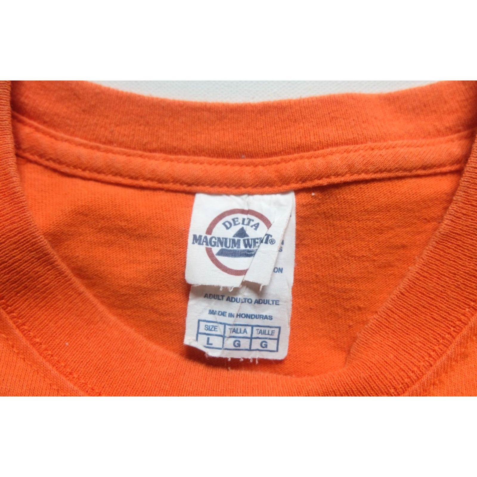 Delta VINTAGE KARATE MARTIAL ARTS VTG Y2K 90s RETRO TAEKWONDO SUN ORANGE GRAPHIC T SHIRT L Size US L / EU 52-54 / 3 - 5 Thumbnail