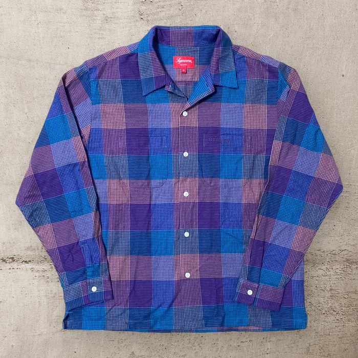 Supreme Supreme Plaid Flannel Shirt Multicolor FW21 Size Medium