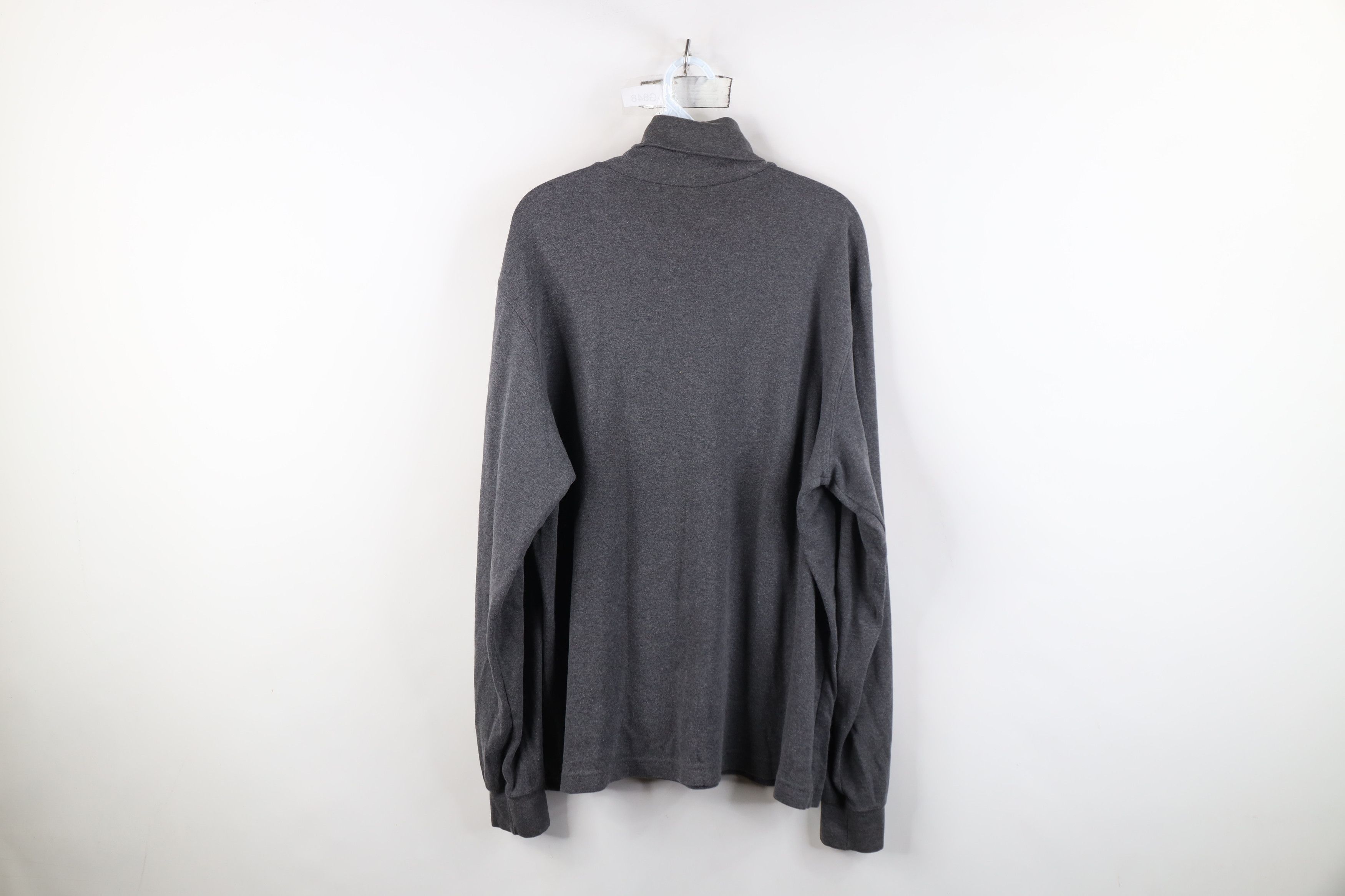 Lands' End Vintage 90s Lands End Long Sleeve Turtleneck T-Shirt Gray Size US L / EU 52-54 / 3 - 8 Thumbnail