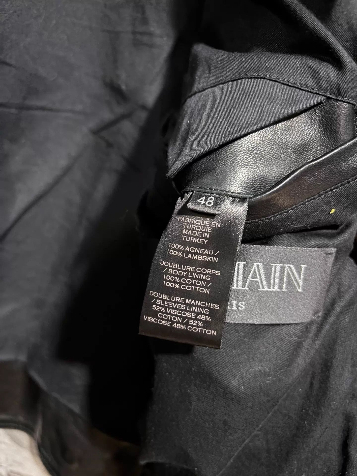 Balmain Balmain 14ss 4-Pocket Lambskin Jacket 48 Size US M / EU 48-50 / 2 - 6 Thumbnail
