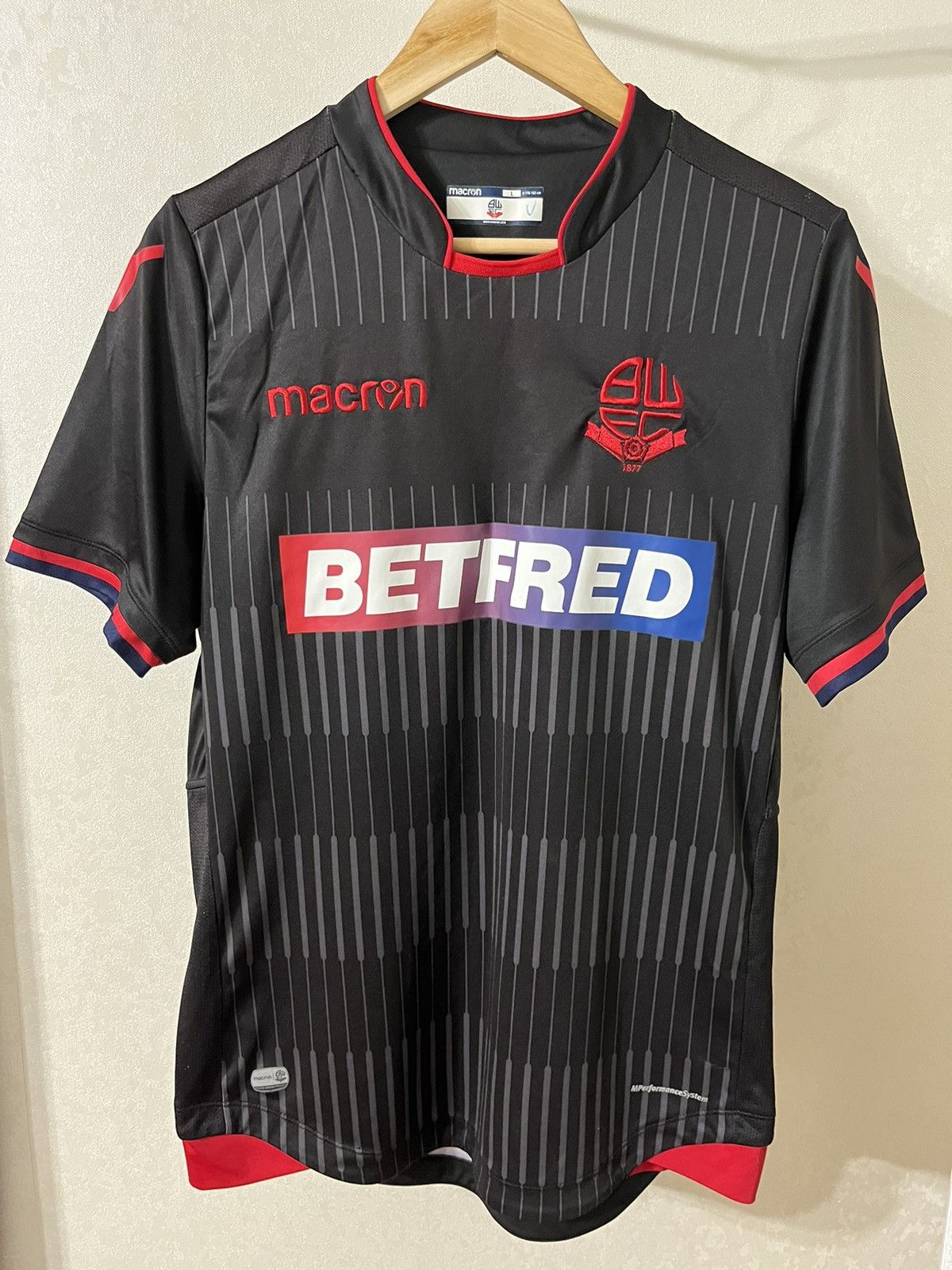 Macron Macron Bolton 18/19 Away Jersey Size US L / EU 52-54 / 3 - 1 Thumbnail