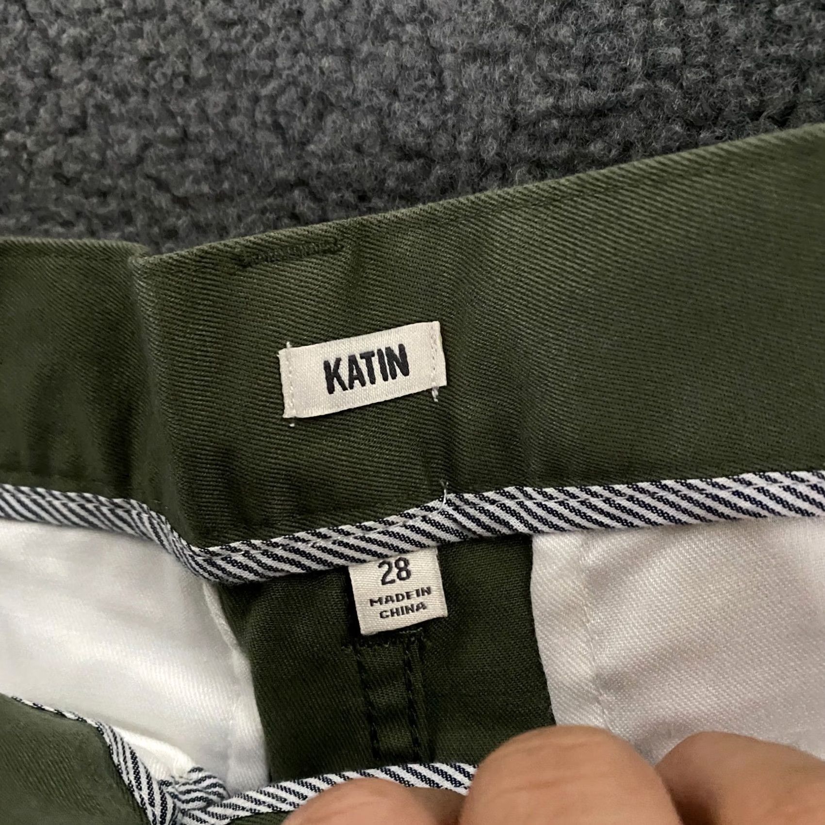 Katin Kraft Pant Chino Stretch Twill Olive Green Surf Skate 28x32 New Mens, Men's — image 6 of 6