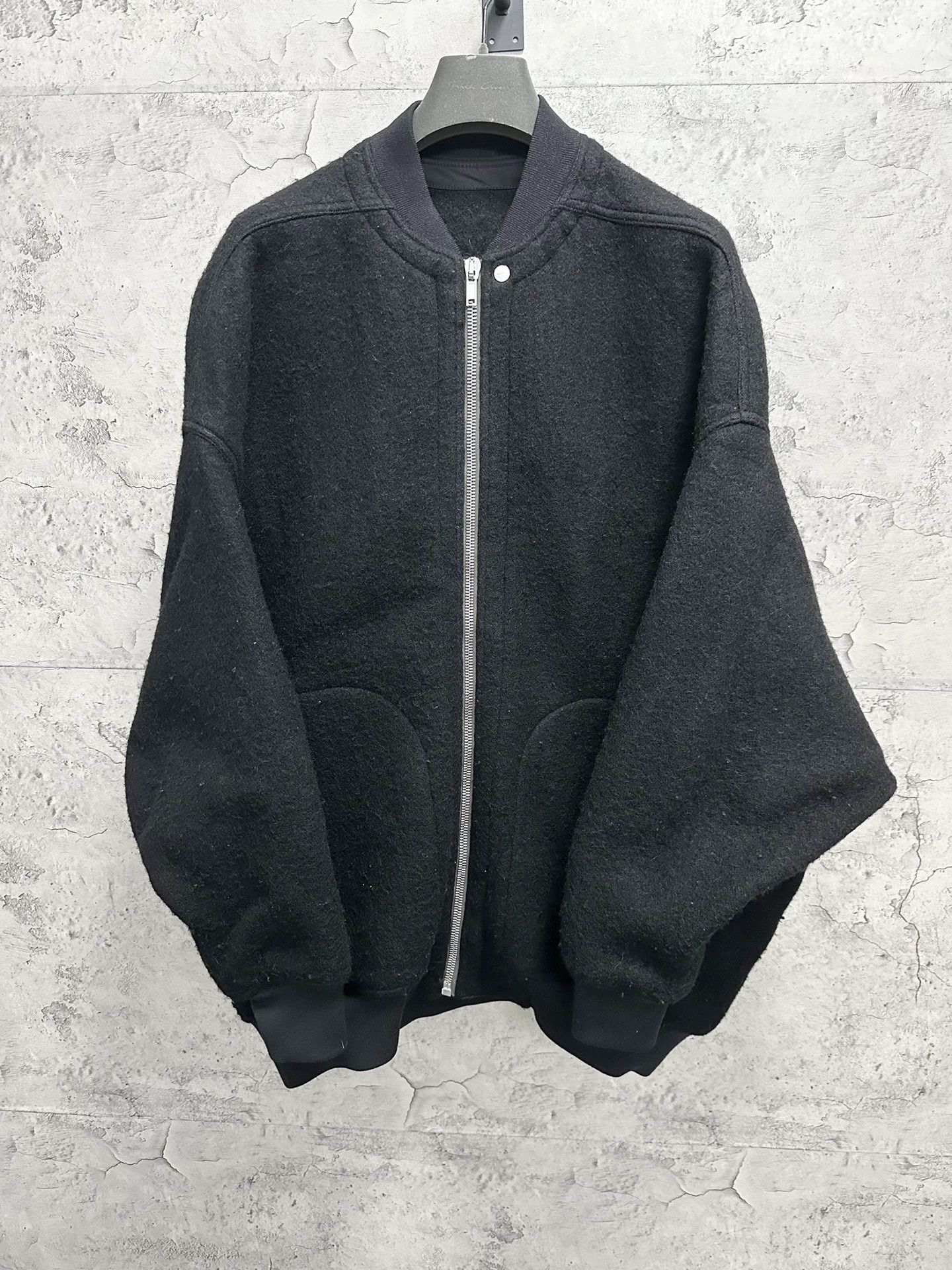 Rick owens alpaca fur silhouette coat - -DMC