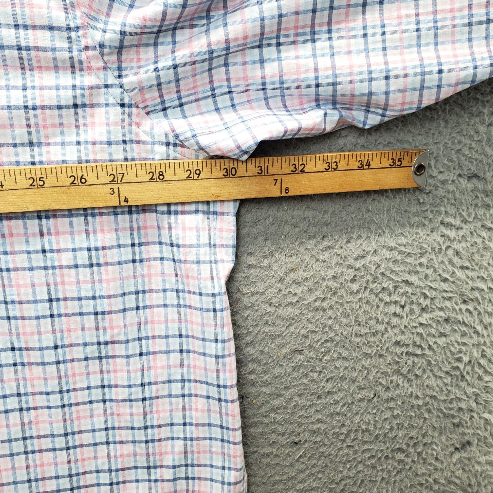 Izod IZOD Mens 3XB Multi Plaid Woven Long Sleeve Stretch Comfort Button Down Shirt Size US XXL / EU 58 / 5 - 4 Thumbnail