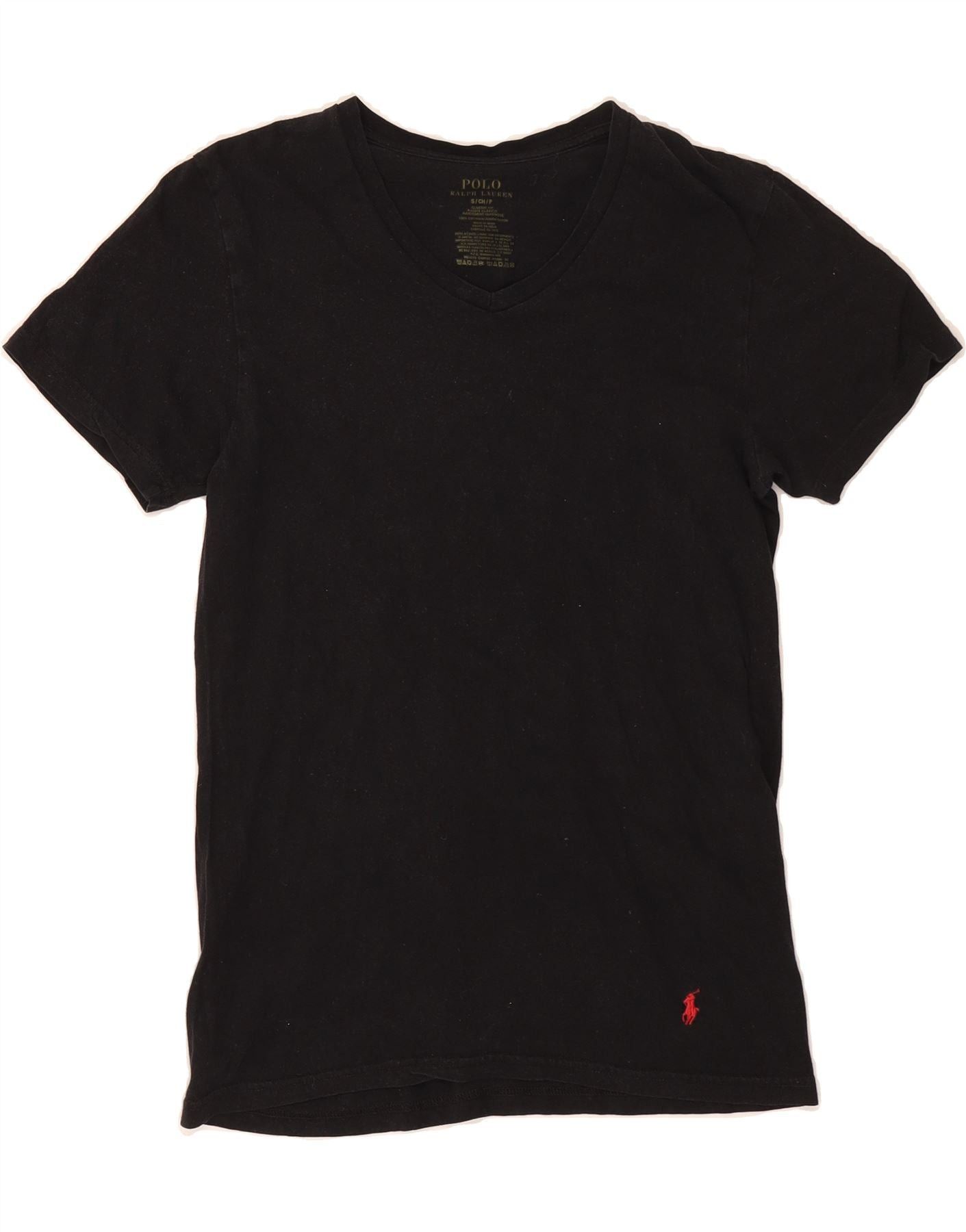 Polo Ralph Lauren Mens Classic Fit T-Shirt Top UK 10 Small Black Cotton Size US S / EU 44-46 / 1 - 1 Thumbnail