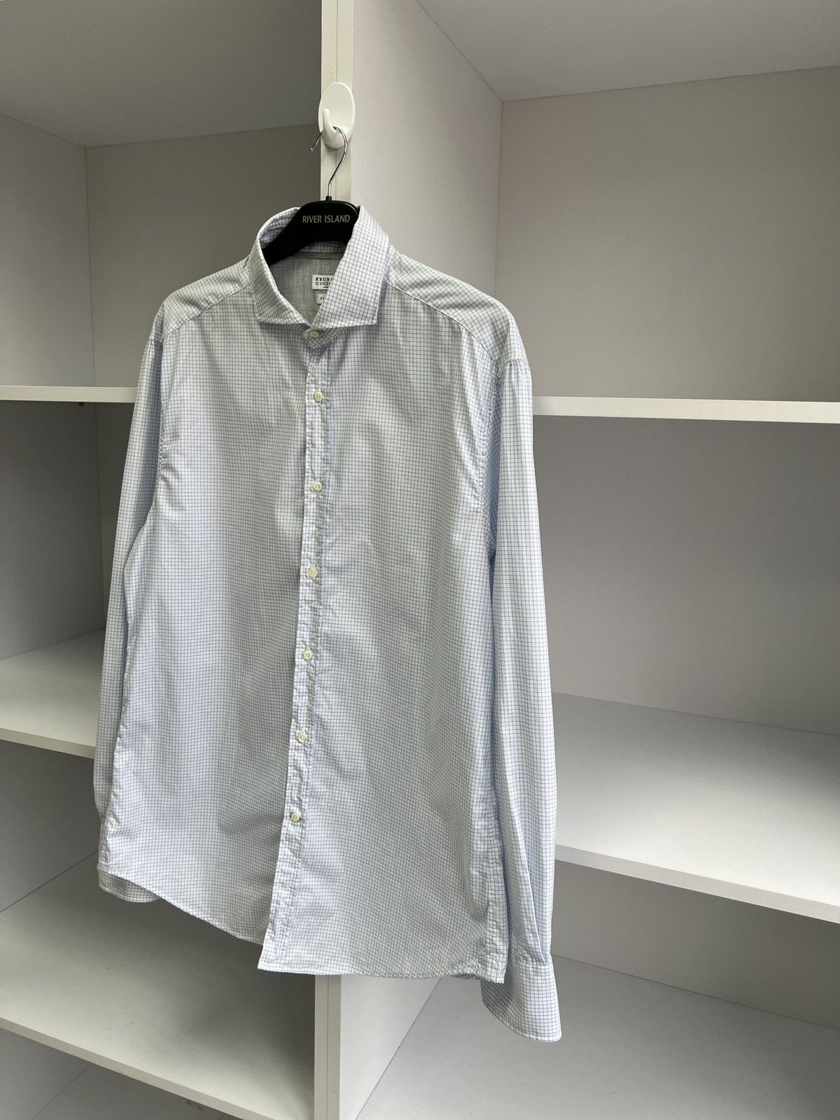 Brunello Cucinelli × Designer × Vintage Vintage Brunello Cucinelli Old Money Style Button up shirt Size US XL / EU 56 / 4 - 6 Thumbnail