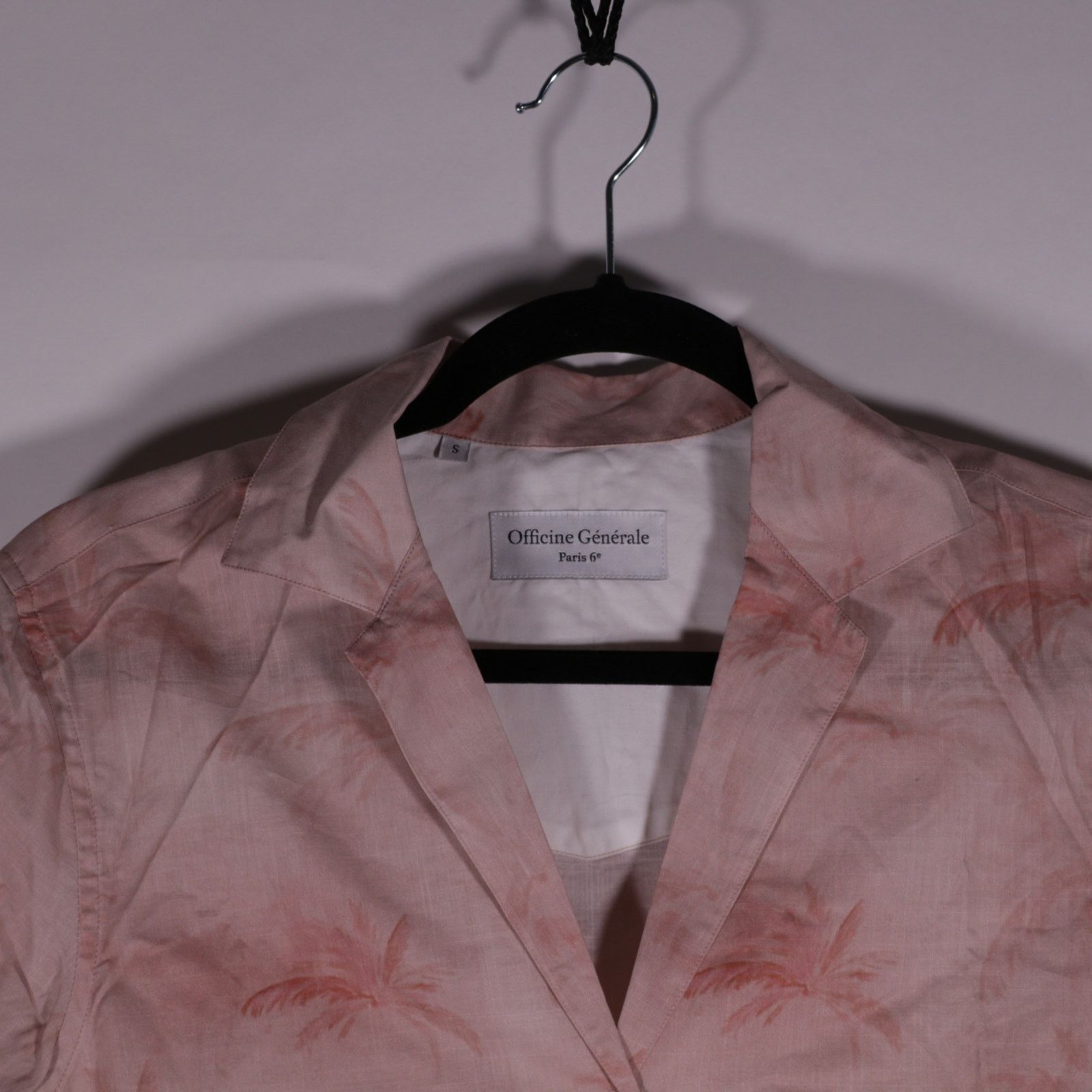 Officine Generale Officine Generale Palm Tree Print Shirt Dario Small Size US S / EU 44-46 / 1 - 2 Thumbnail