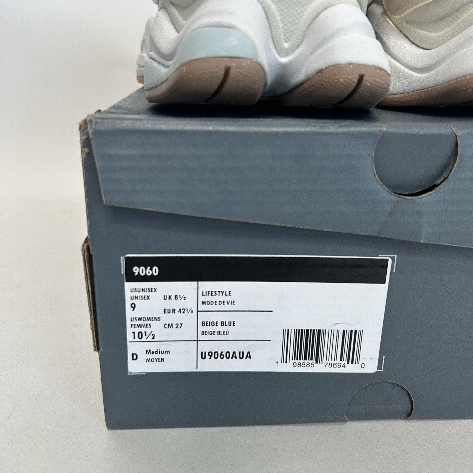 New Balance New Balance 9060 “Bisque Frosted Glass White” U9060AUA Size US 9 / EU 42 - 5 Thumbnail