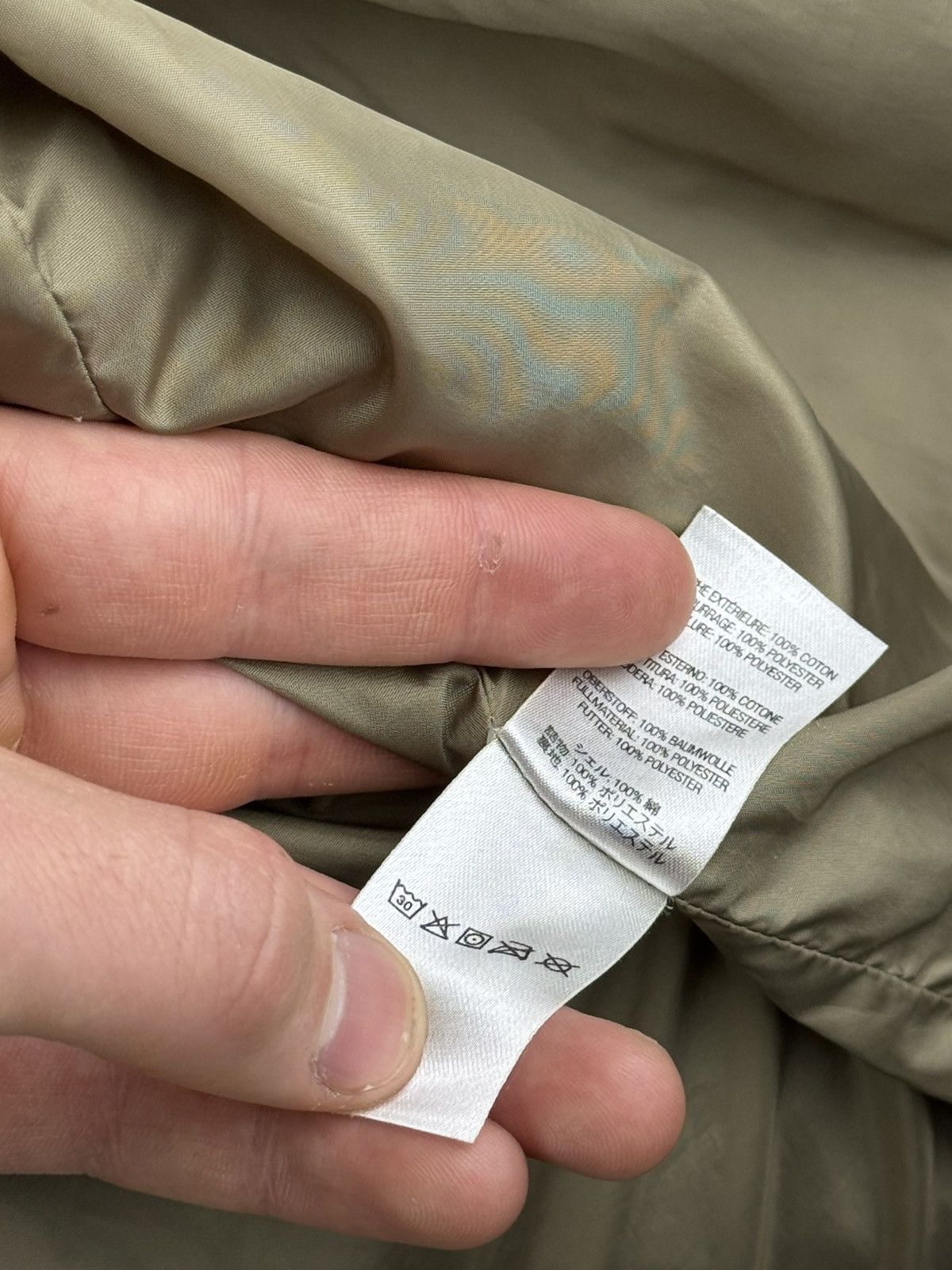 Supreme 🇺🇸 Supreme SS22 Fat Tip Jacquard Denim Puffer Jacket Olive Size US M / EU 48-50 / 2 - 8 Thumbnail