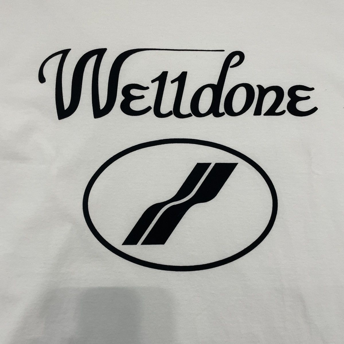 WE11DONE We11done Cursive Logo Fitted Ringer T-Shirt Size US L / EU 52-54 / 3 - 2 Thumbnail
