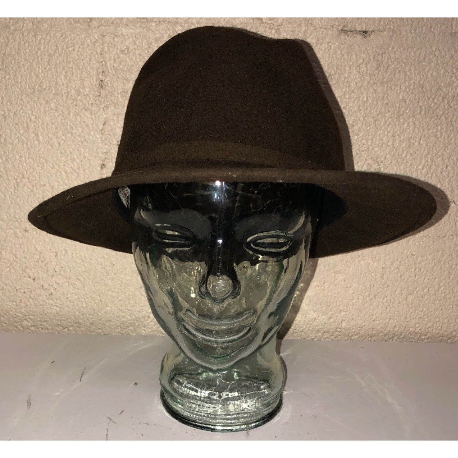 Vintage Schuman Of New Haven Brown Fitted Hat, Hat, Men, One Size, Brown, Fitted, Schuman Of New Haven, Hat Size ONE SIZE - 2 Thumbnail