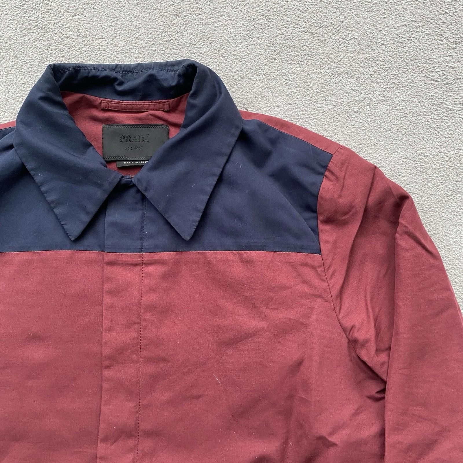 Prada Prada Block Contrast Casual Zipped Work Jacket Size US M / EU 48-50 / 2 - 2 Thumbnail