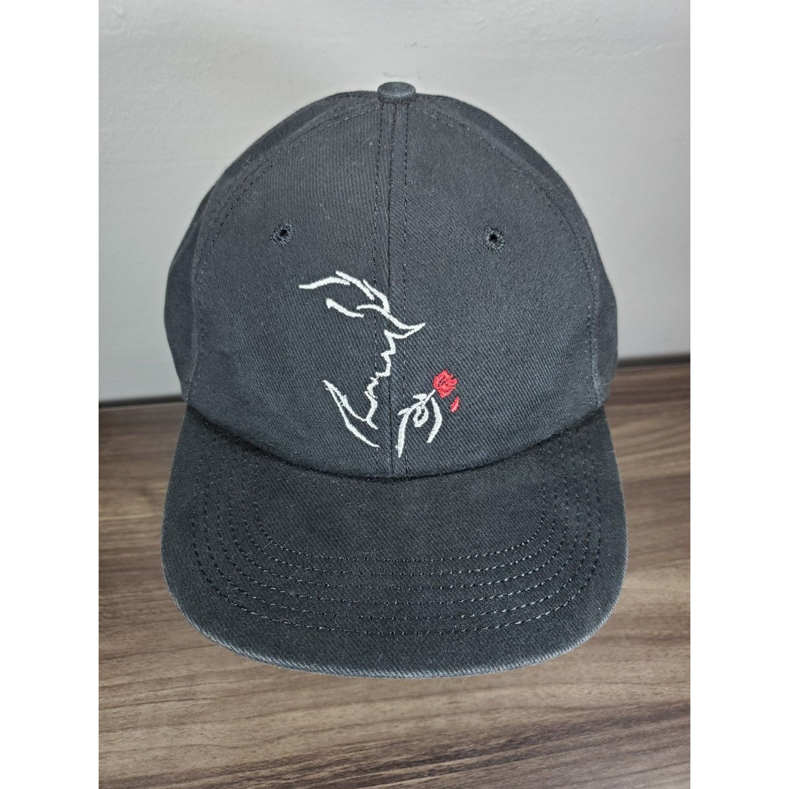 Disney × Vintage Beauty And Beast Broadway Musical Hat Cap Black Disney Adult Size ONE SIZE - 4 Thumbnail