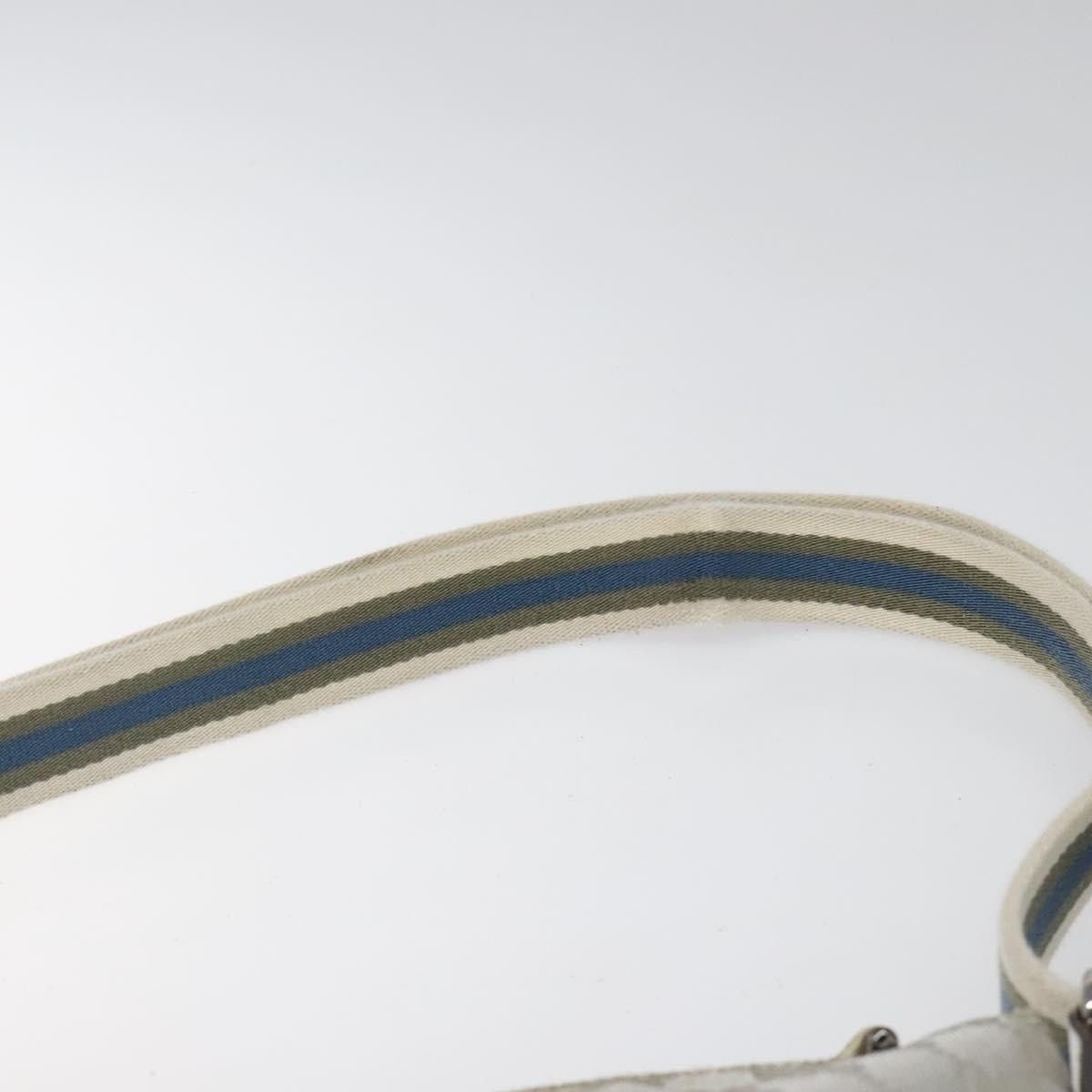 Gucci GUCCI GG Canvas Shoulder Bag Silver Blue Size ONE SIZE - 8 Thumbnail