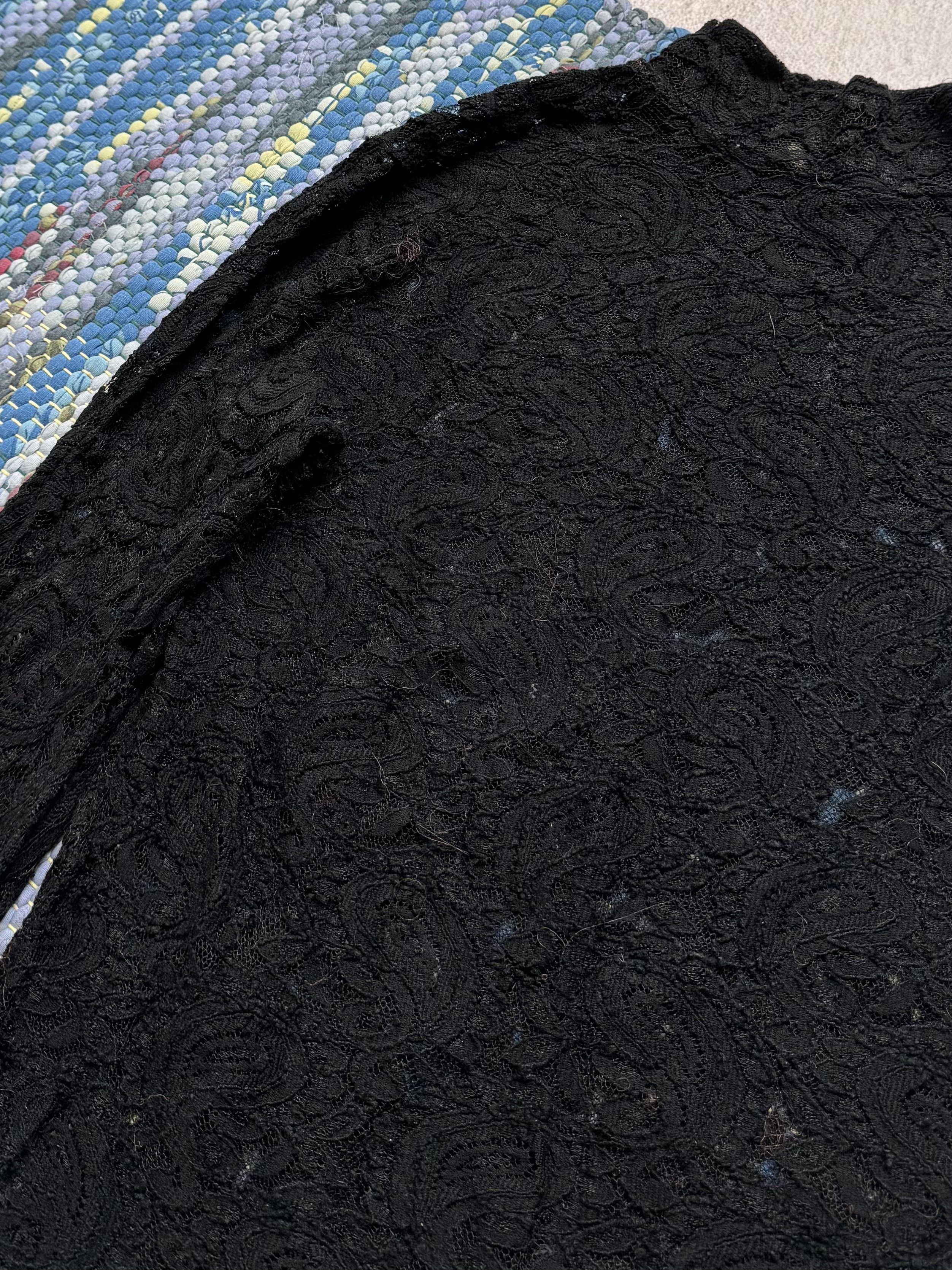 Vintage Vintage Mesh Lace Long Sleeve A8(V1)D15 Size S / US 4 / IT 40 - 5 Thumbnail