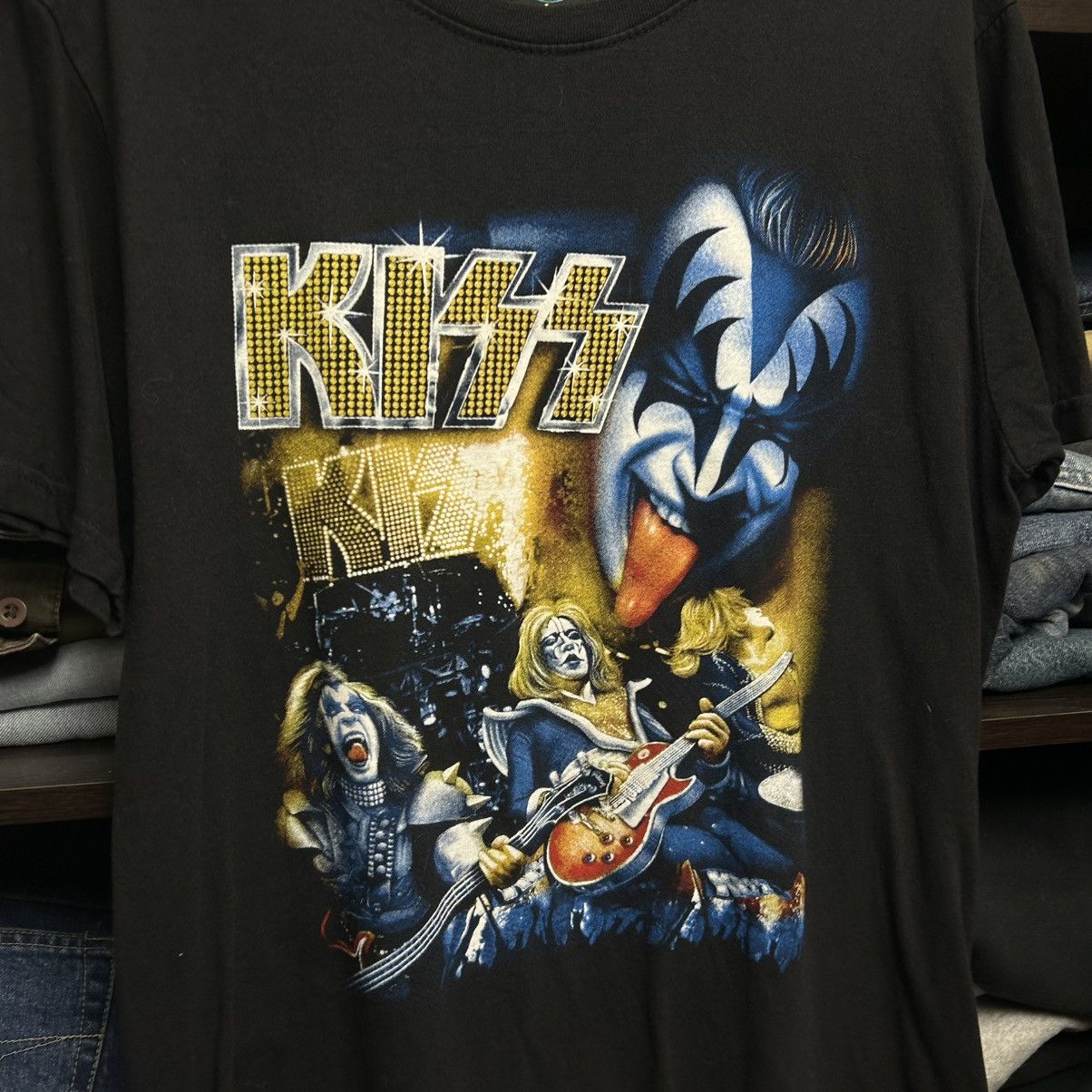 Band Tees Vintage Kiss Big Graphic Logo Rock Band tee size L Size US L / EU 52-54 / 3 - 2 Thumbnail