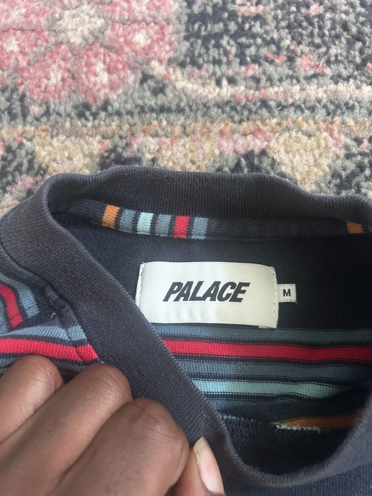 Palace Palace Skateboards l Striped Long Sleeve Pocket T-Shirt Size US M / EU 48-50 / 2 - 3 Thumbnail