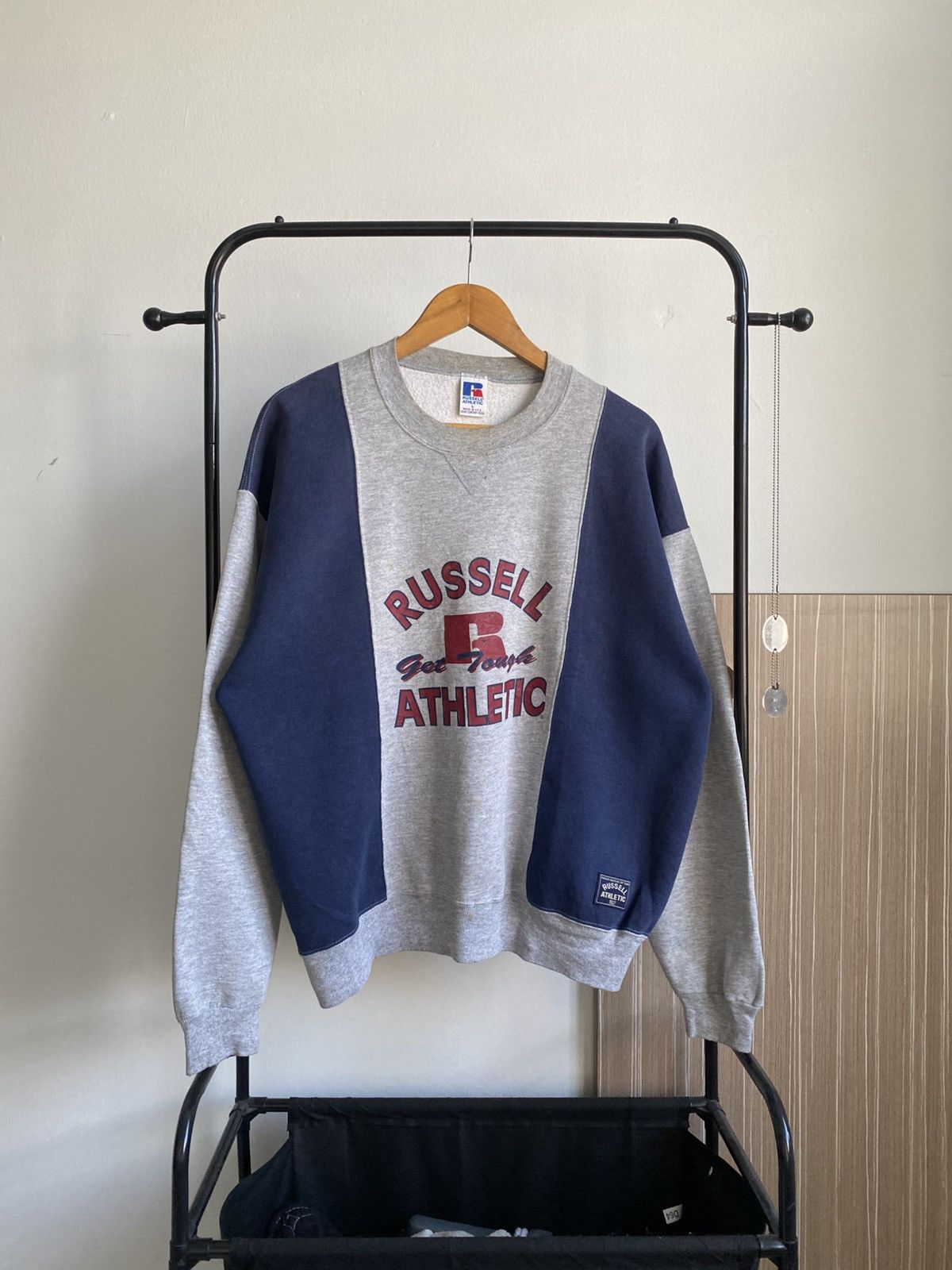 Russell Athletic 🔥 OFFER ME‼️ Rare Vintage Russell Athletic Double Layers Boxy Size L / US 10 / IT 46 - 3 Thumbnail