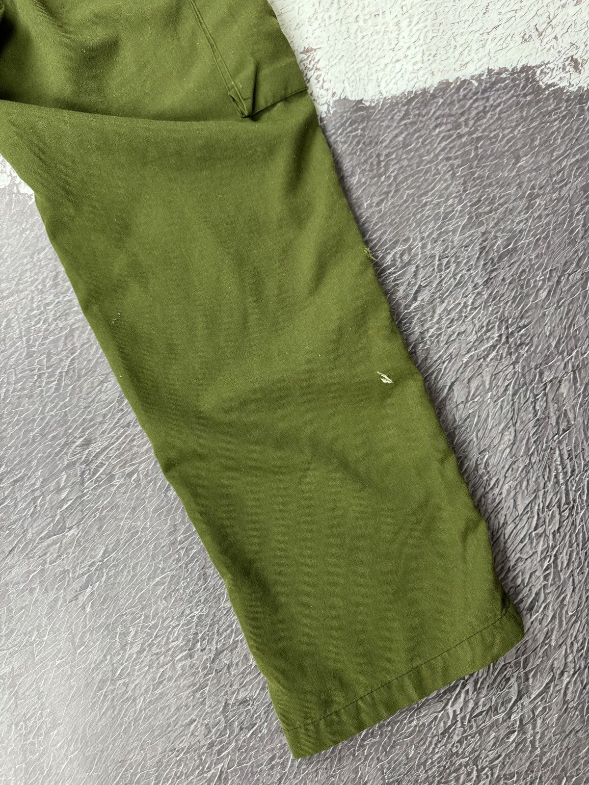 Vintage Vintage 80s Militari Utility Khaki Army distressed cargo Size US 32 / EU 48 - 15 Thumbnail