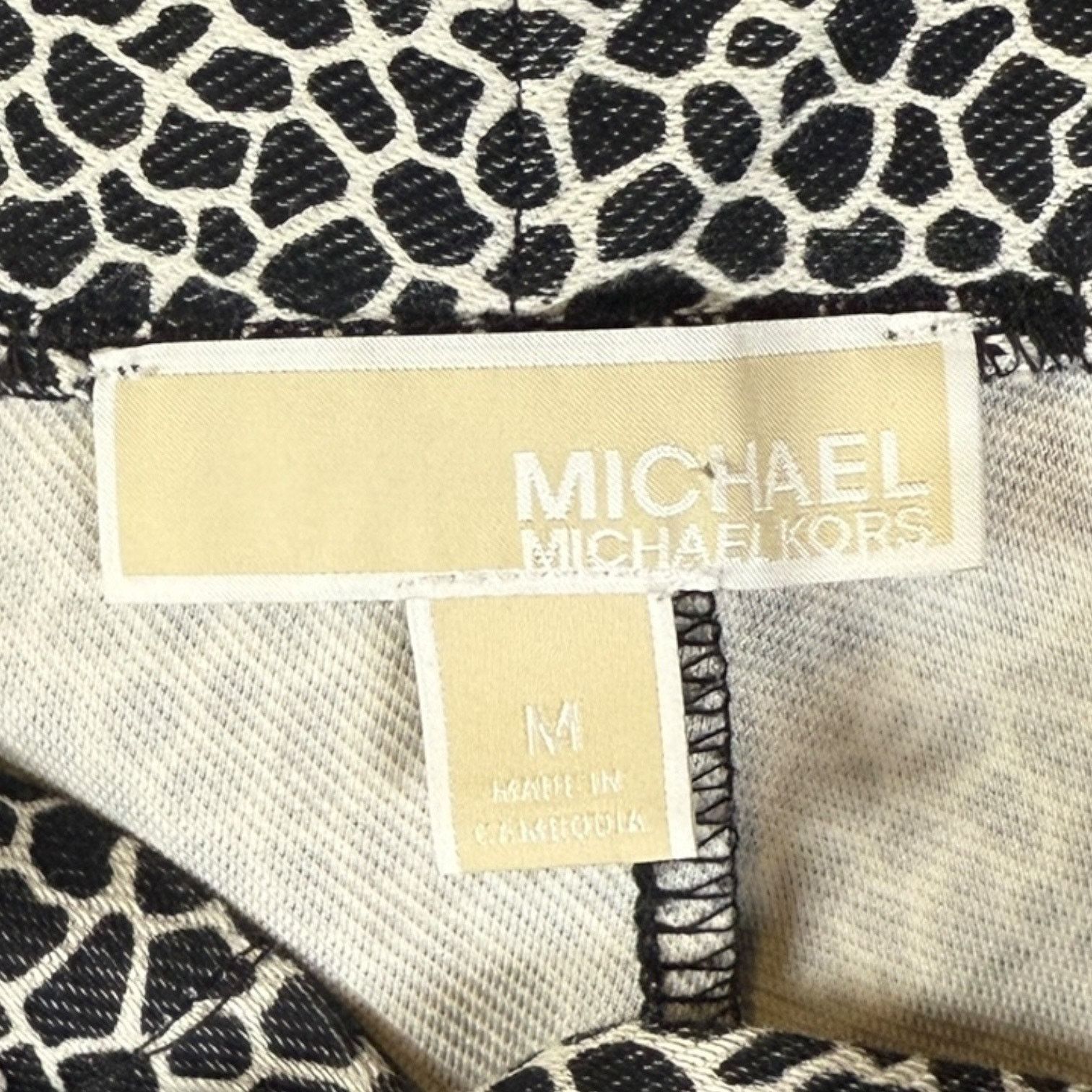 Michael Kors Michael Kors Black White Pull On Pants Women's M Jegging Size 30" / US 8 / IT 44 - 3 Thumbnail