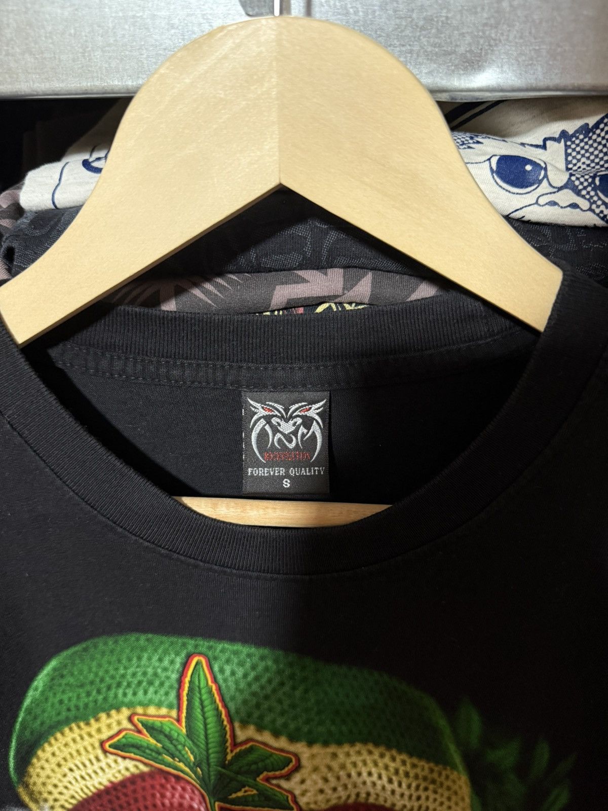 Vintage Vintage Y2K Marijuana Cannabis Rasta Baby T-Shirt Retro USA Size US XS / EU 42 / 0 - 6 Thumbnail