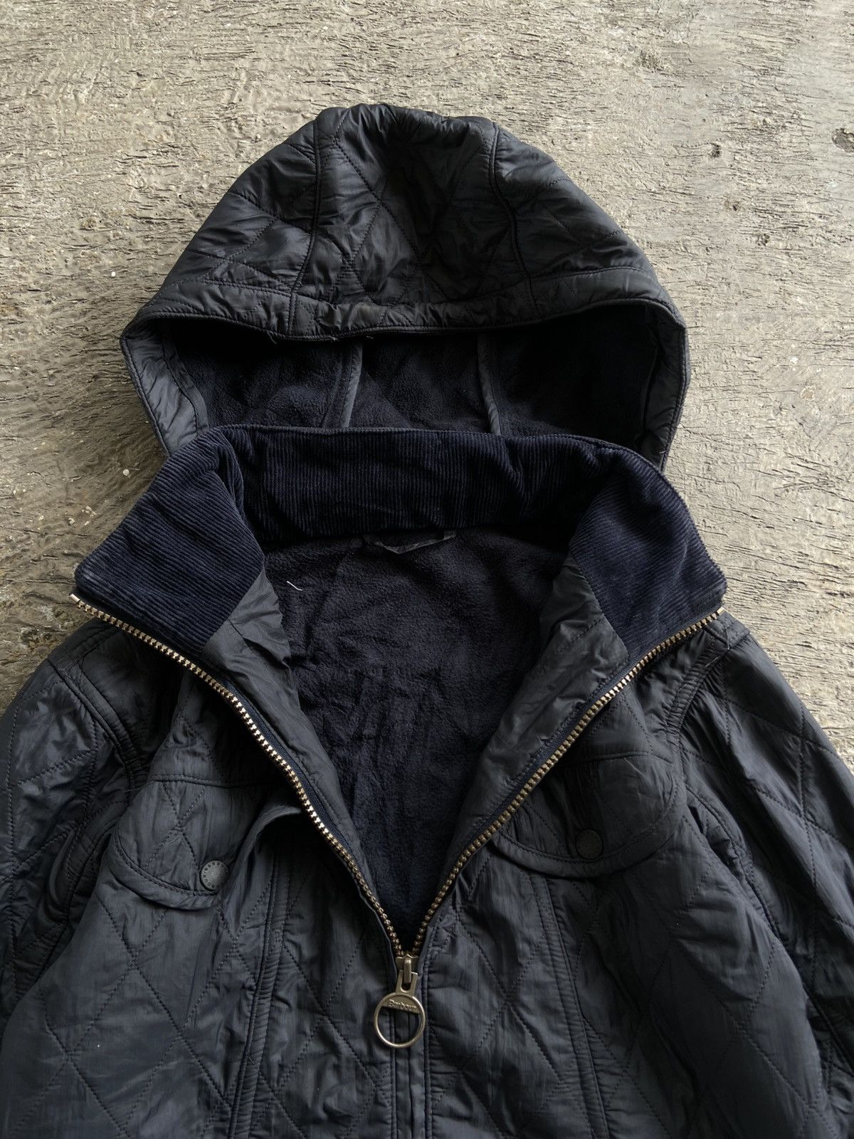 Barbour 1990s Barbour - Grace Polar Quilted Jacket Size M / US 6-8 / IT 42-44 - 4 Thumbnail