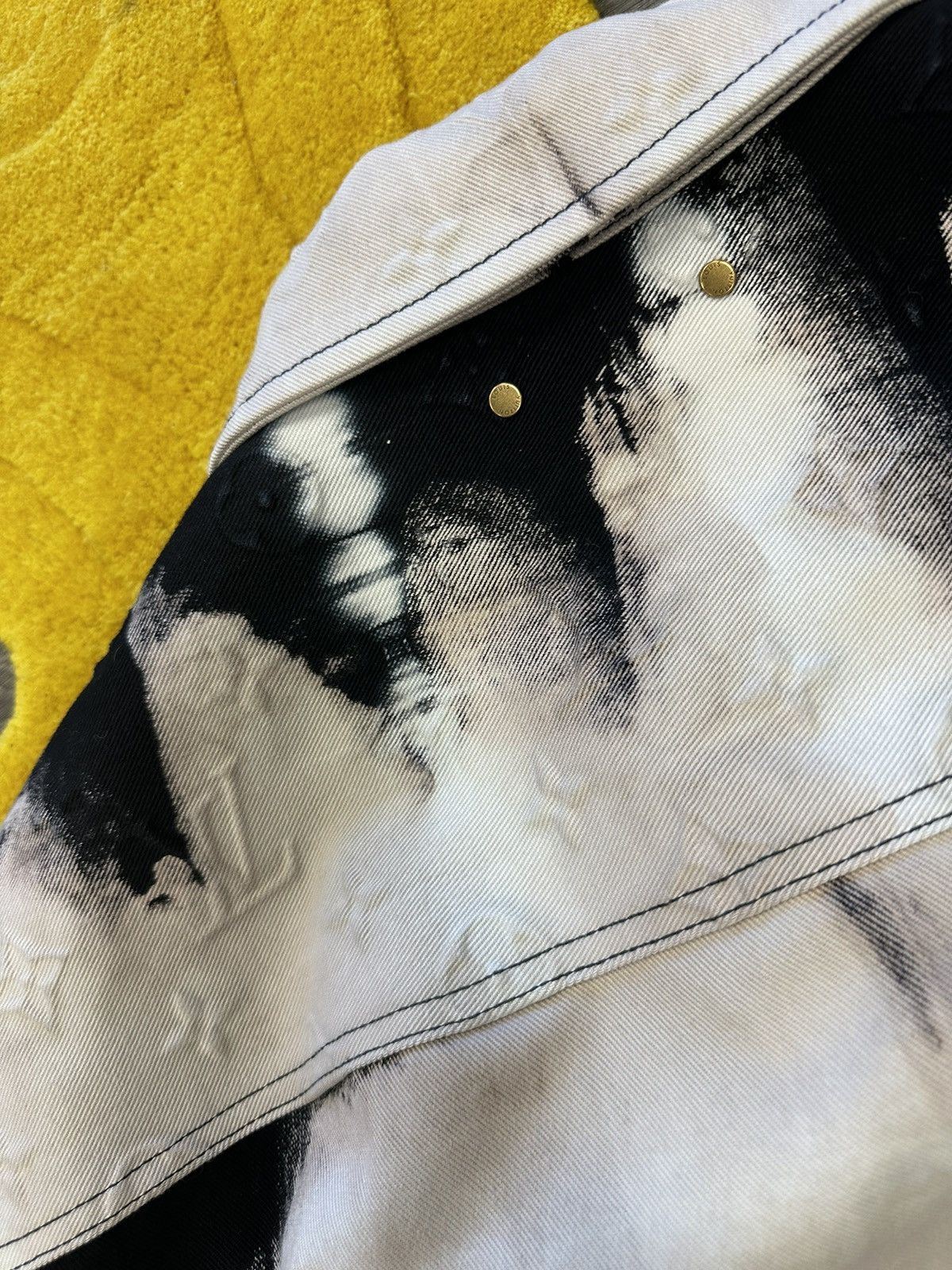 Louis Vuitton Louis Vuitton Tie Die Denim Jacket Size US XXL / EU 58 / 5 - 4 Thumbnail